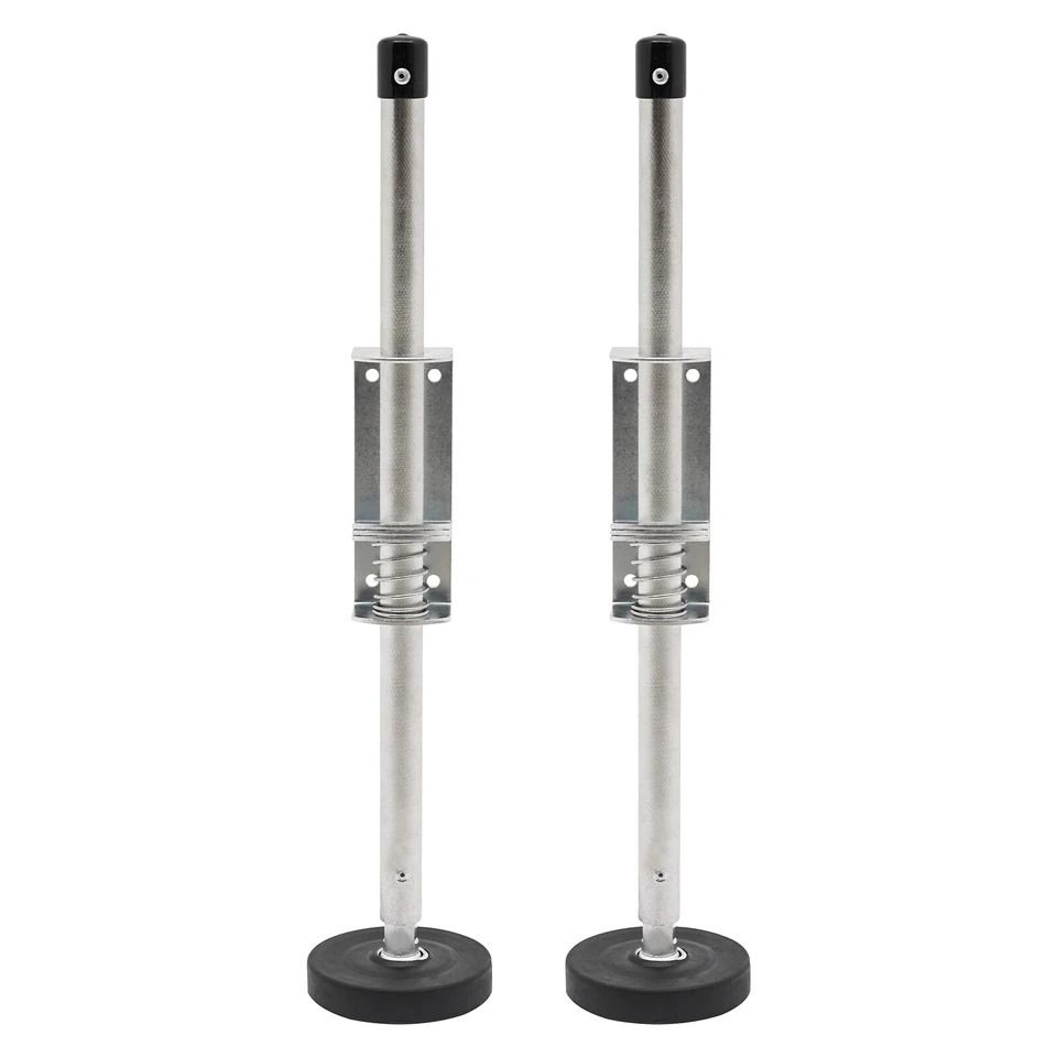 Extension Ladder Stabilizer & Ladder Leveler Pair with Adjustable Ladder Feet