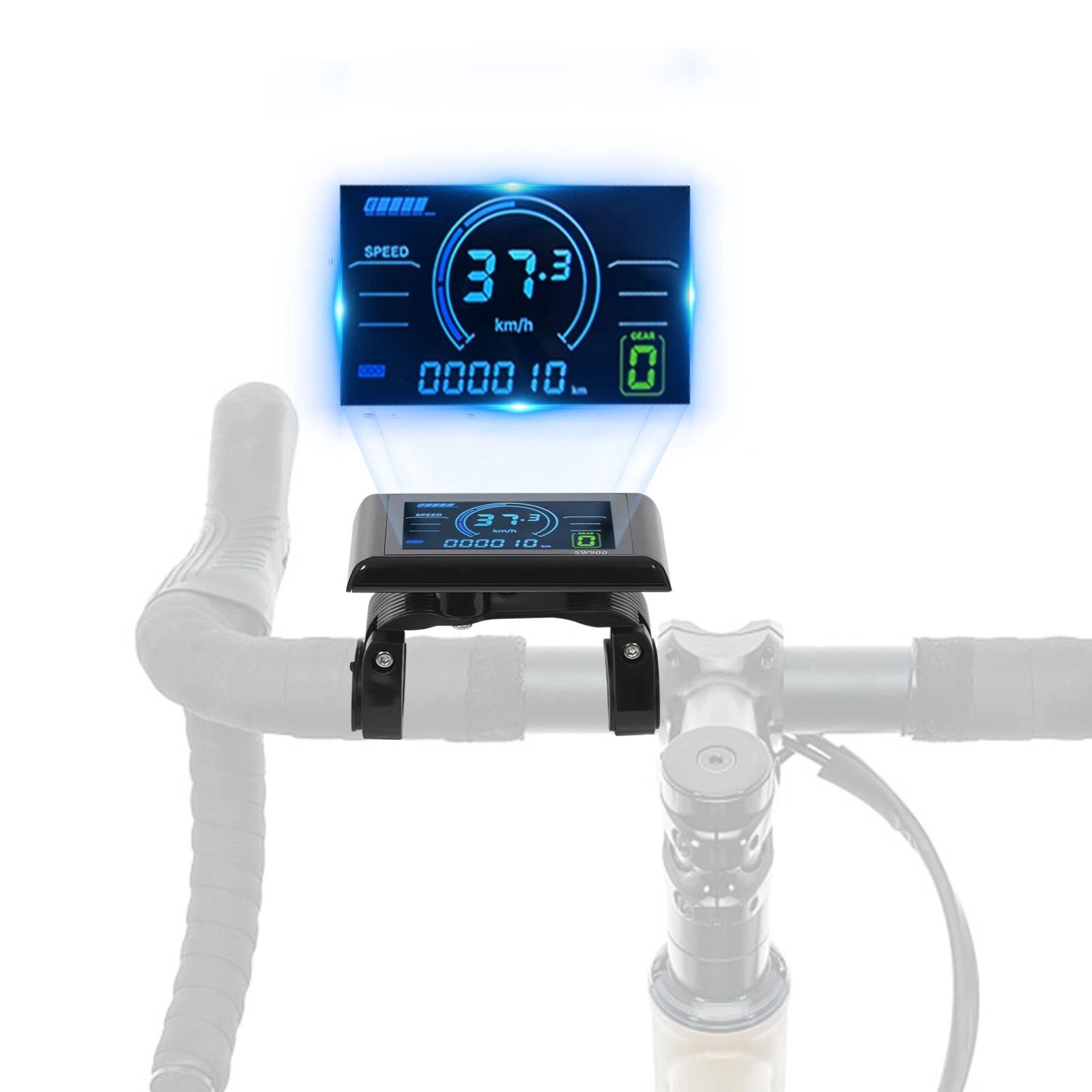 Premium Electric Bike LCD Display E Bike Screen & Bicycle Computer
