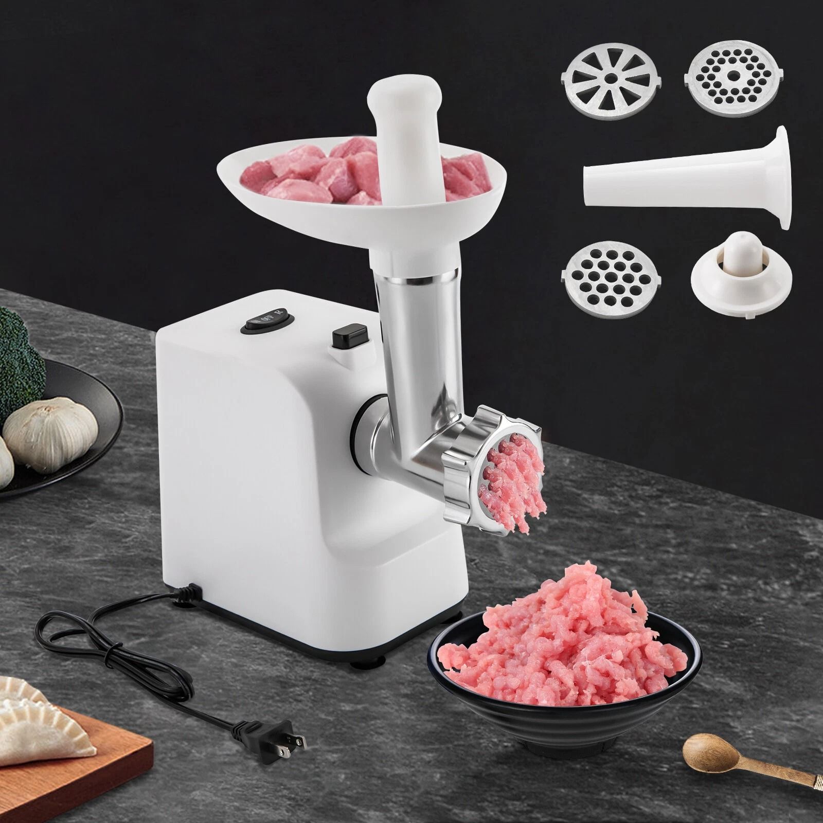 Premium Electric Meat Grinder & Sausage Maker Stainless Steel