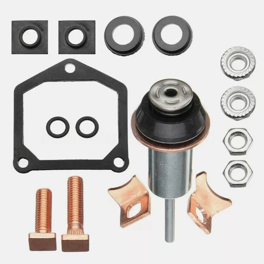 Starter Solenoid Repair Kit for Toyota Subaru Honda Plunger & Contacts