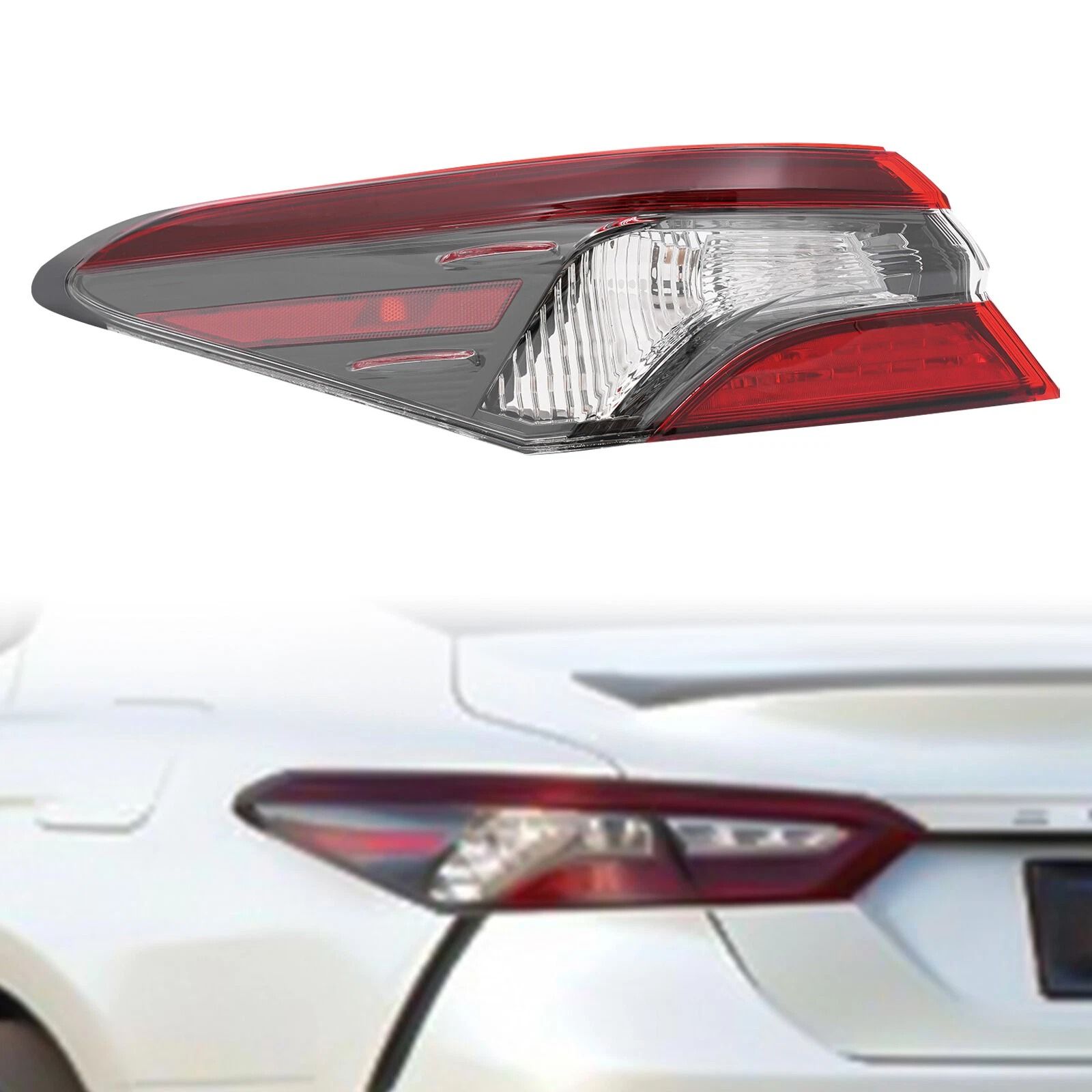 Toyota Camry Tail Light LED Rear Outer Driver Side Lamp for LE SE