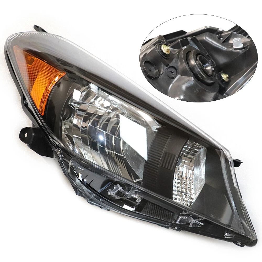 Right Headlight Assembly for Toyota Yaris Passenger Side Direct Replacement