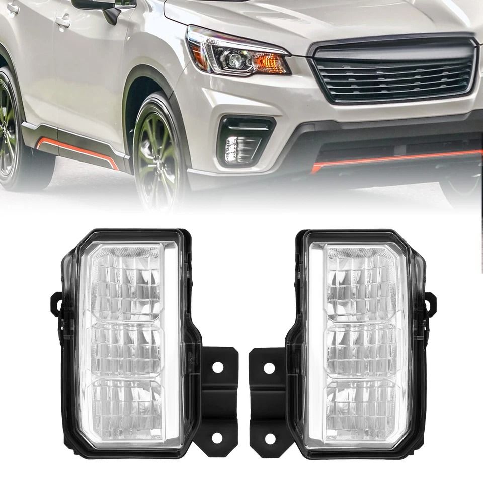 Premium LED Front Fog Lights for Subaru Forester Bumper Driving Lamp Pair