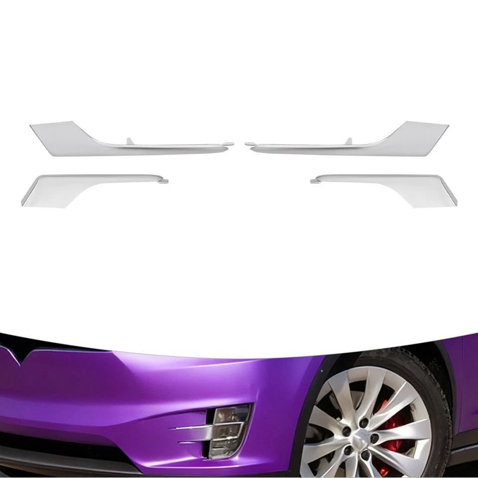 Premium Front Bumper Trim Chrome Fog Light Molding