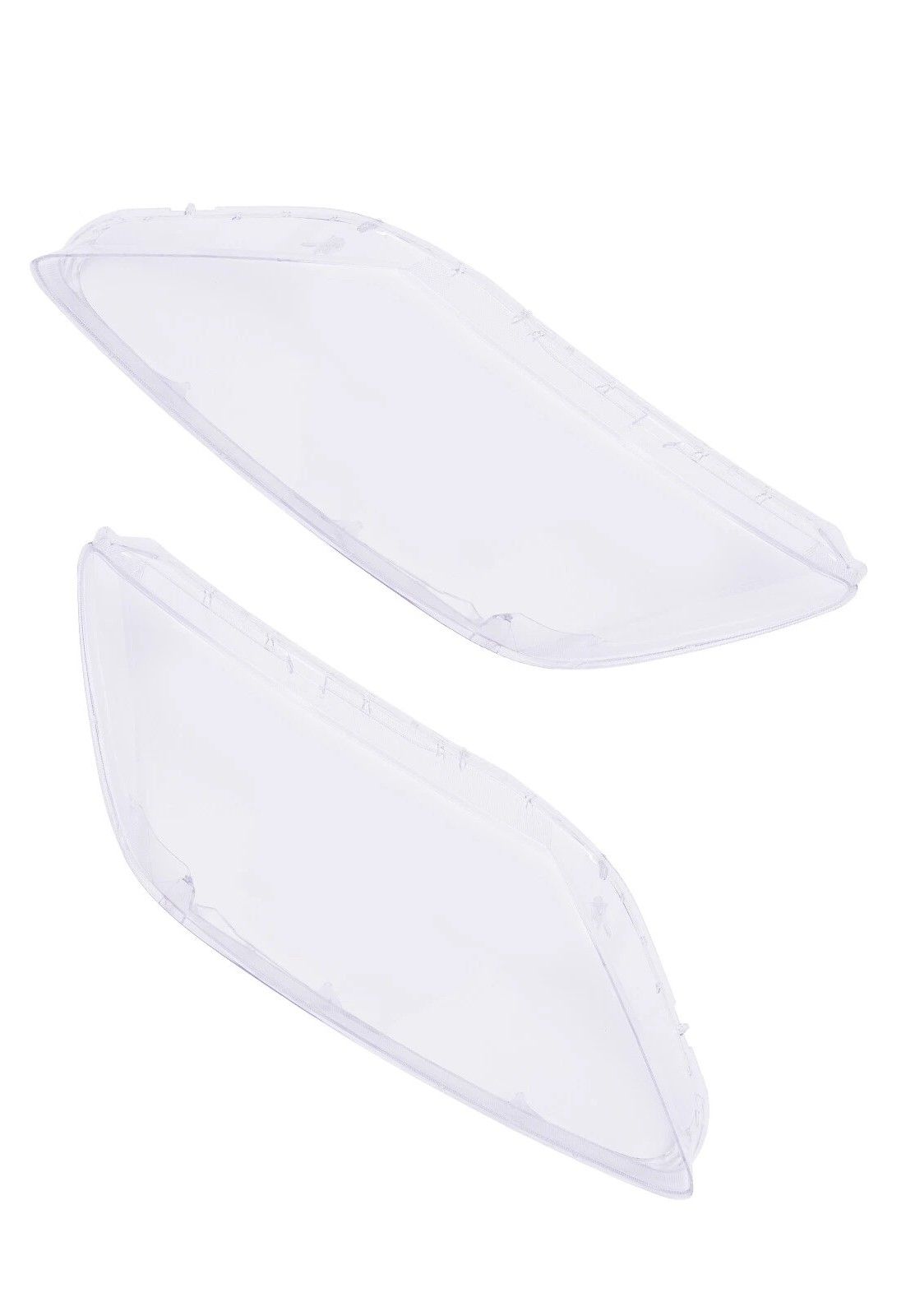 Clear Headlight Lens Cover Pair Left and Right Replacement