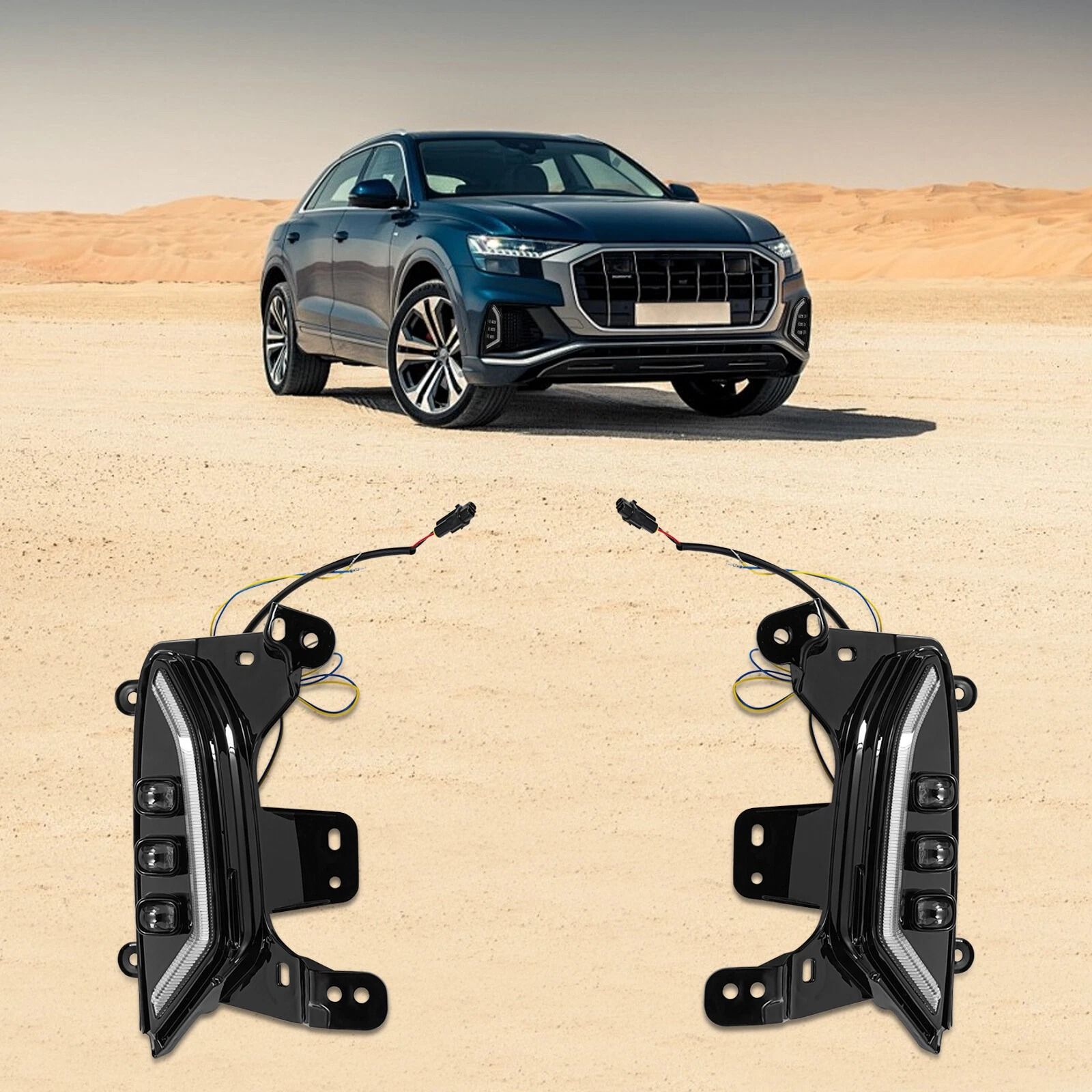 LED Fog Lights with DRL and Turn Signal Lamps