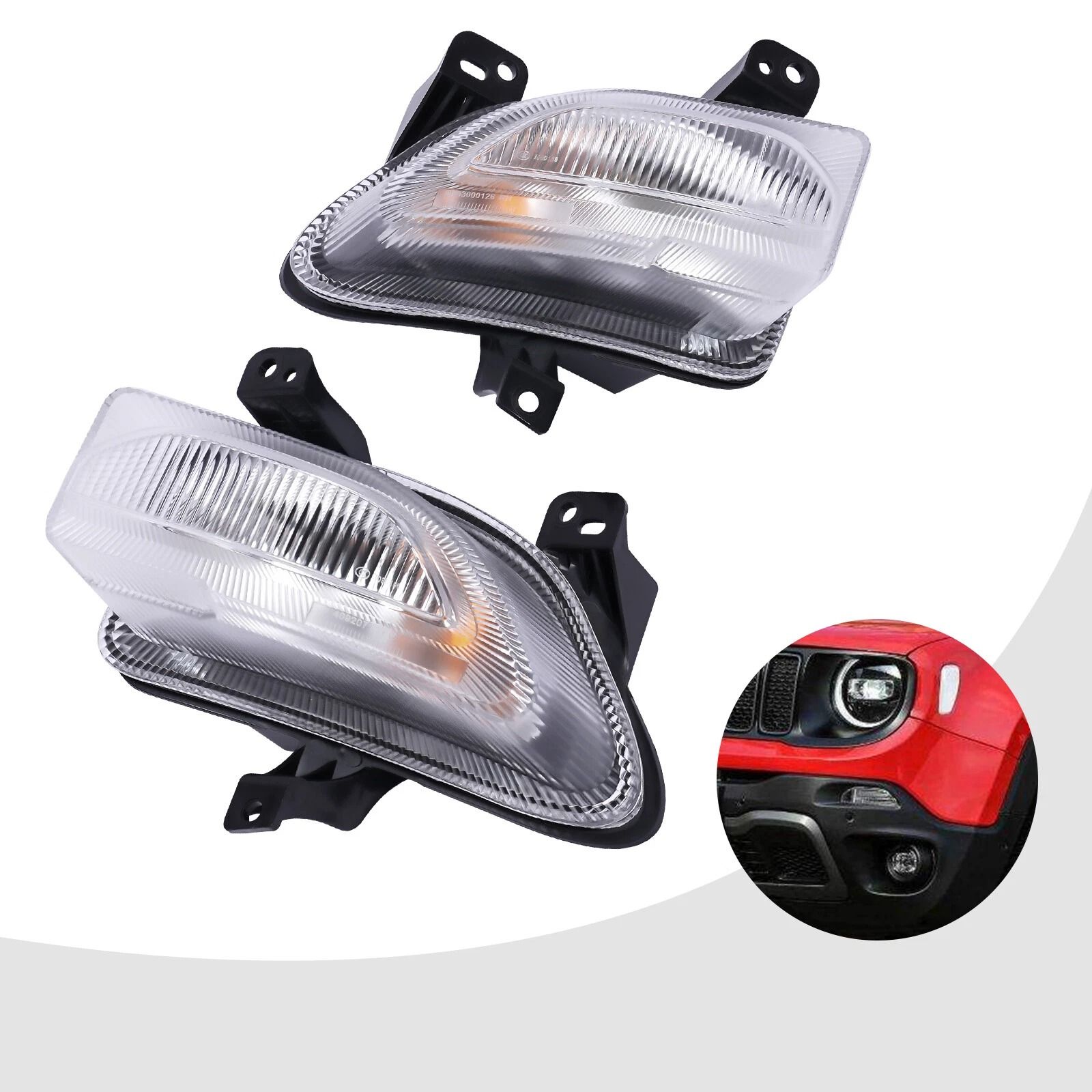 Jeep Renegade Fog Lights Bumper Turn Signal Parking Lamps LH RH