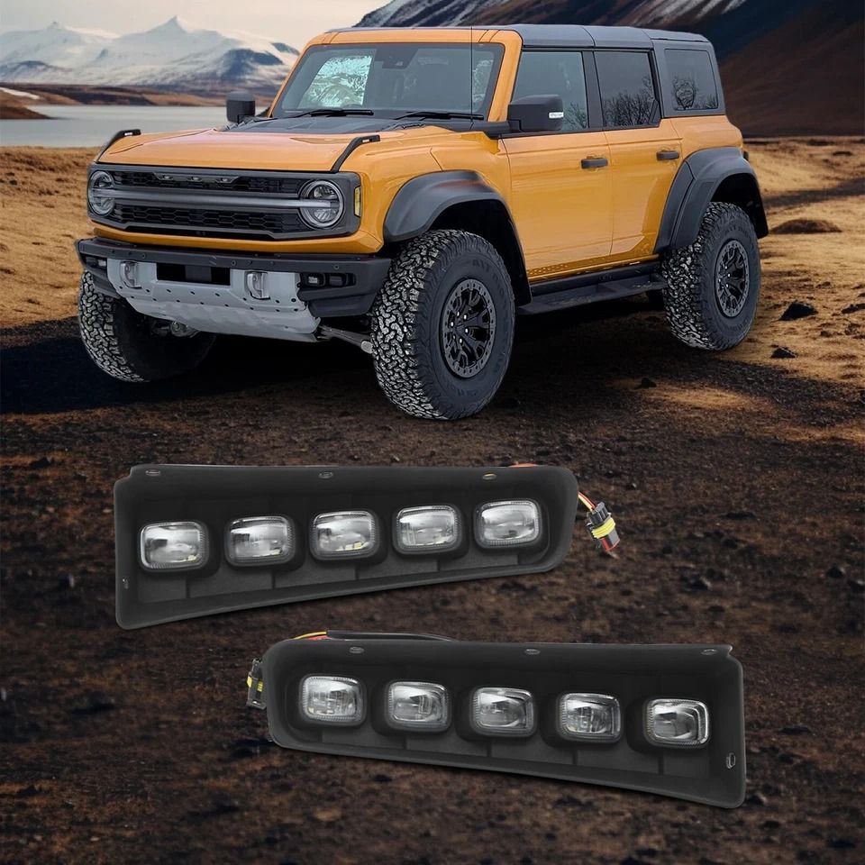 LED Daytime Running & Fog Light Set for Ford Bronco