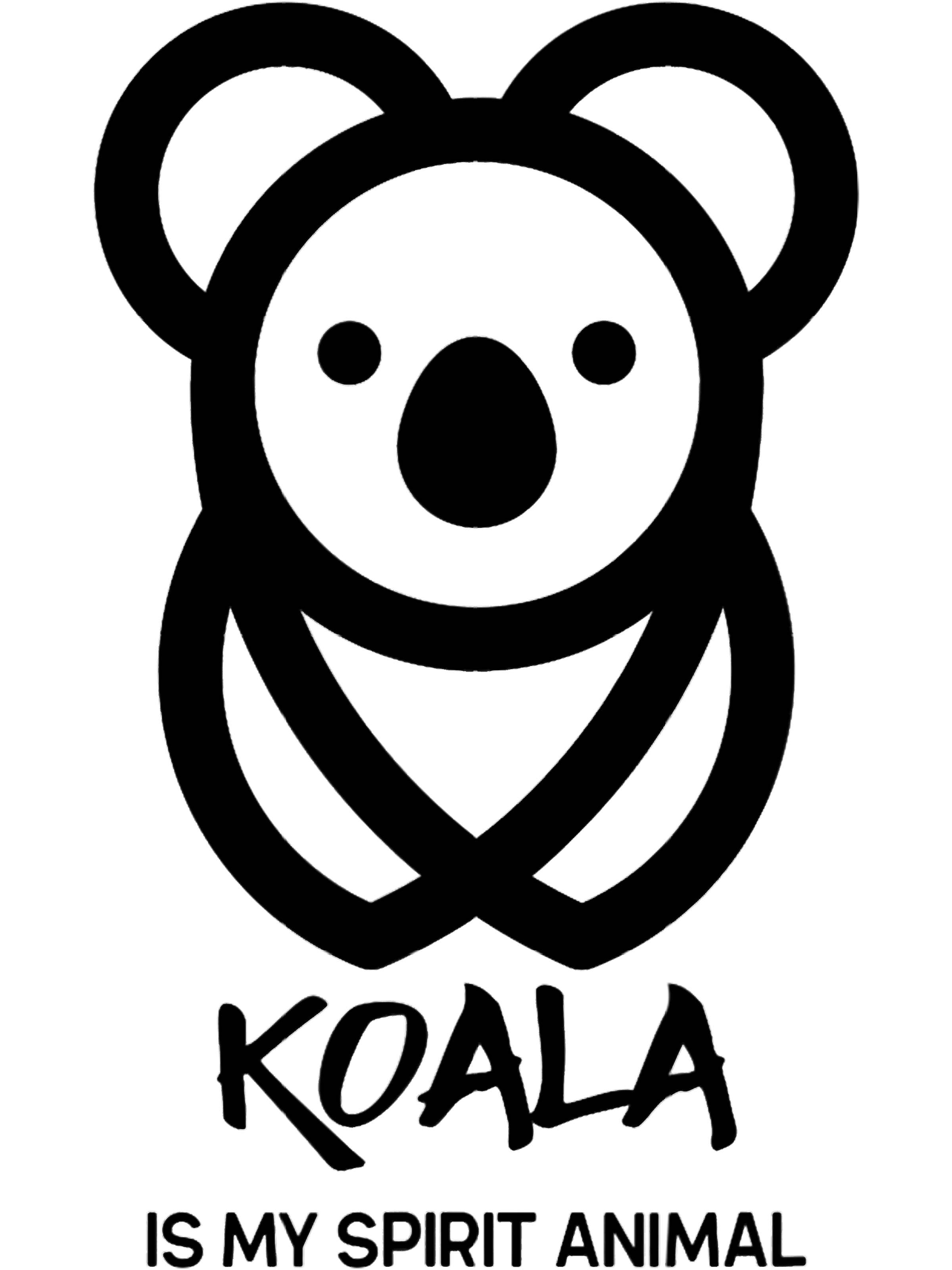 T-shirt Homme Old Glory - Galaxy Koala Is My Spirit Animal, Motif Multicolore, Manches Courtes