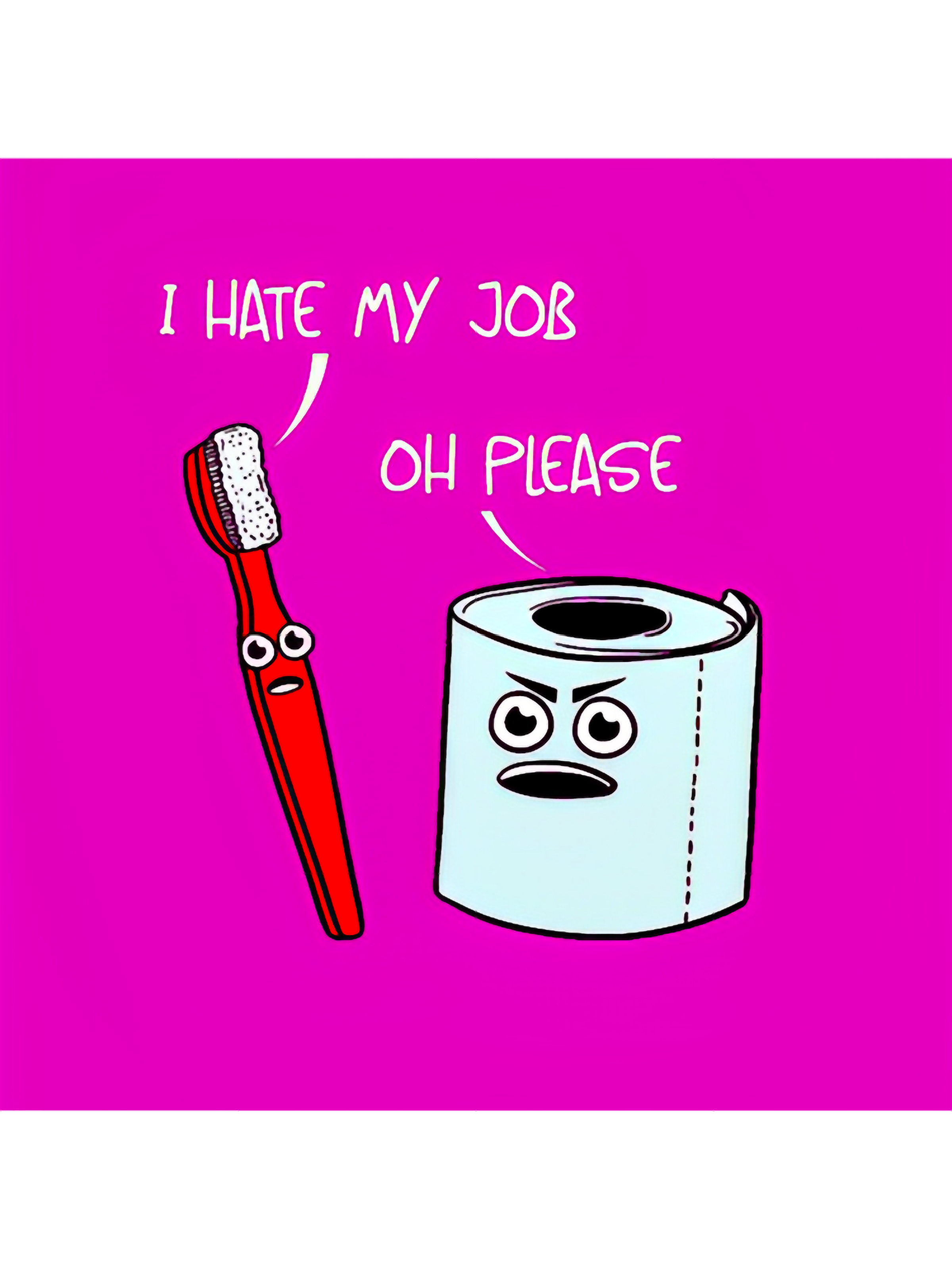 I hate my job ... oh pleasepink version cartoon emoji angry | Inspire ...