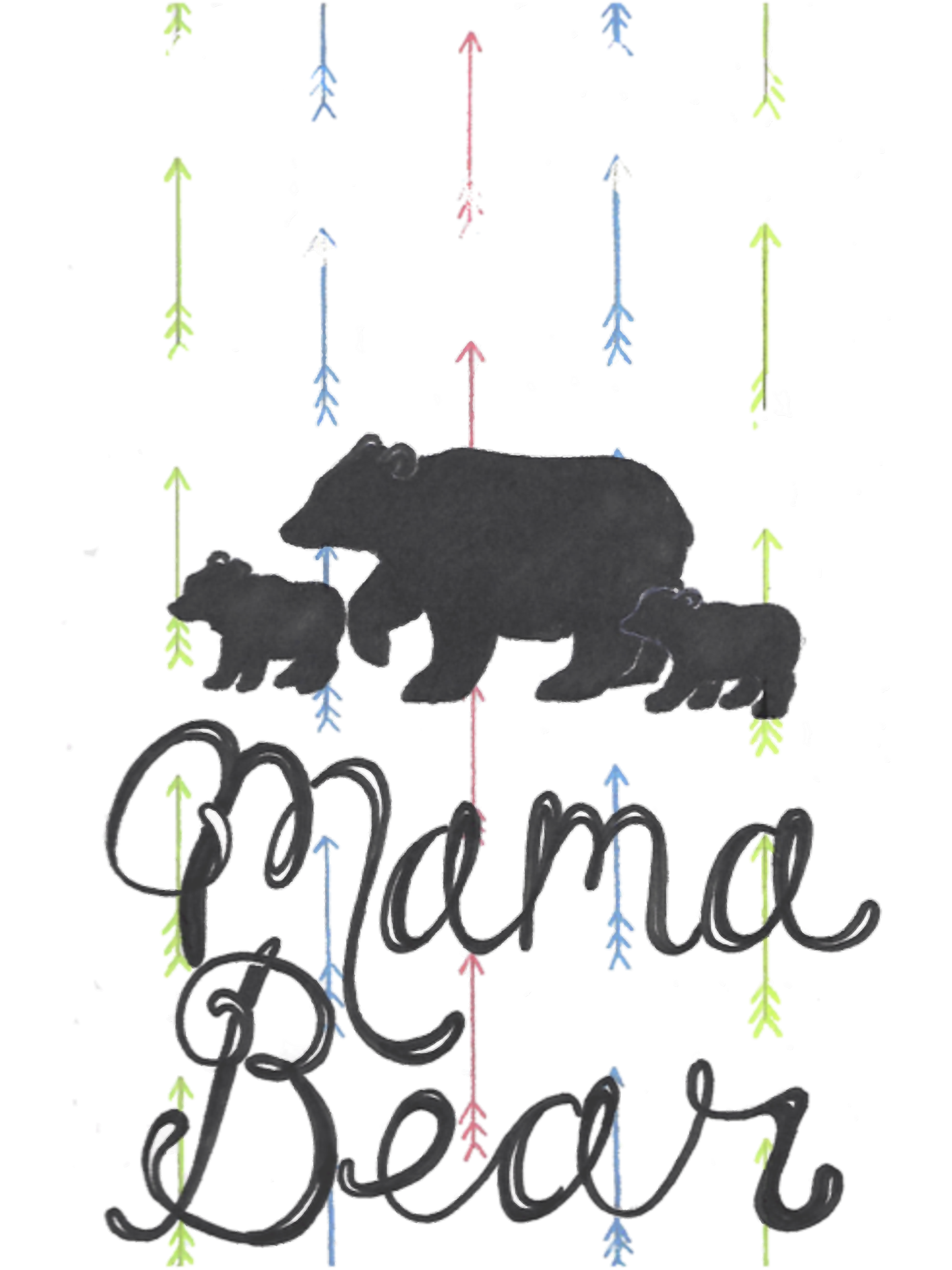 Mama Bear With Cubs | Inspire Uplift