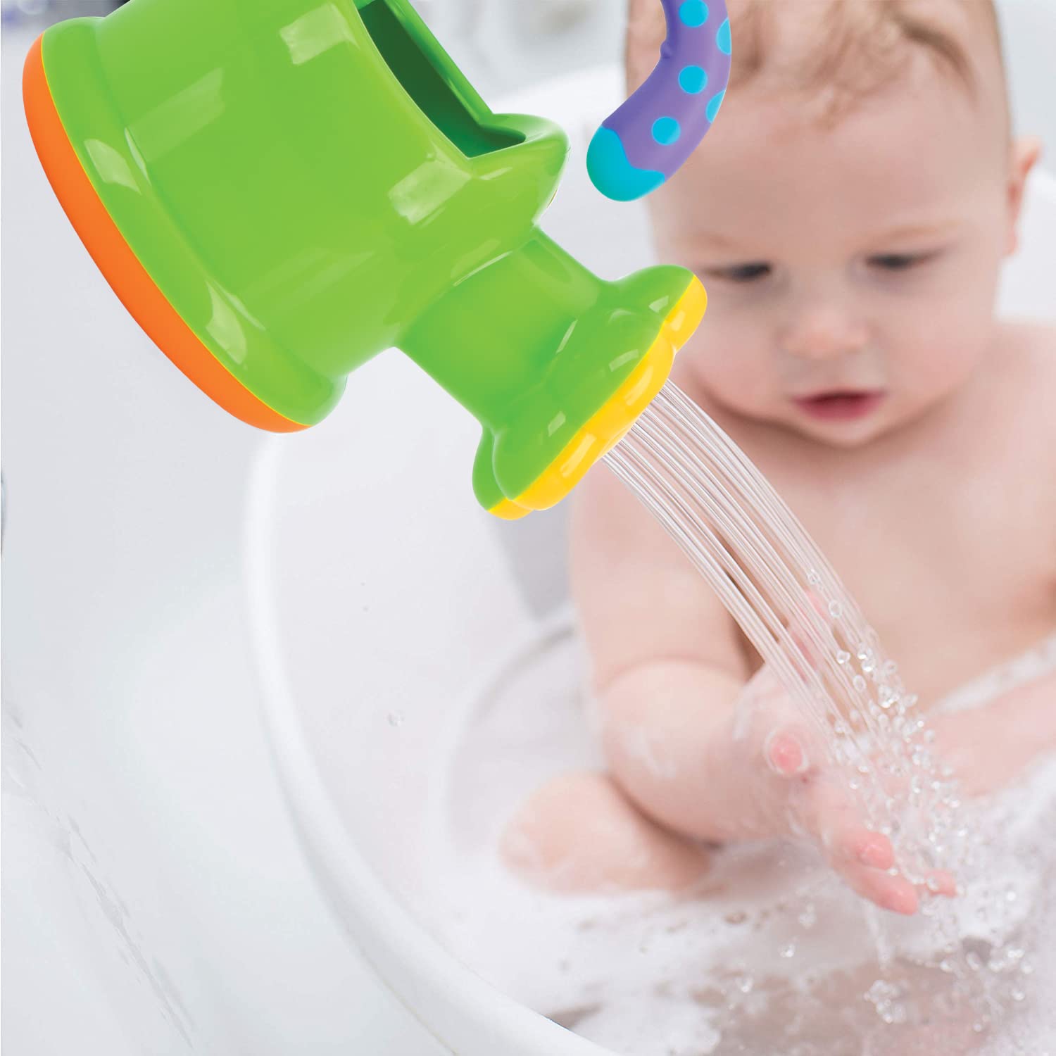 Water Button Toy Fun Watering Can Bath Toy | Inspire Uplift
