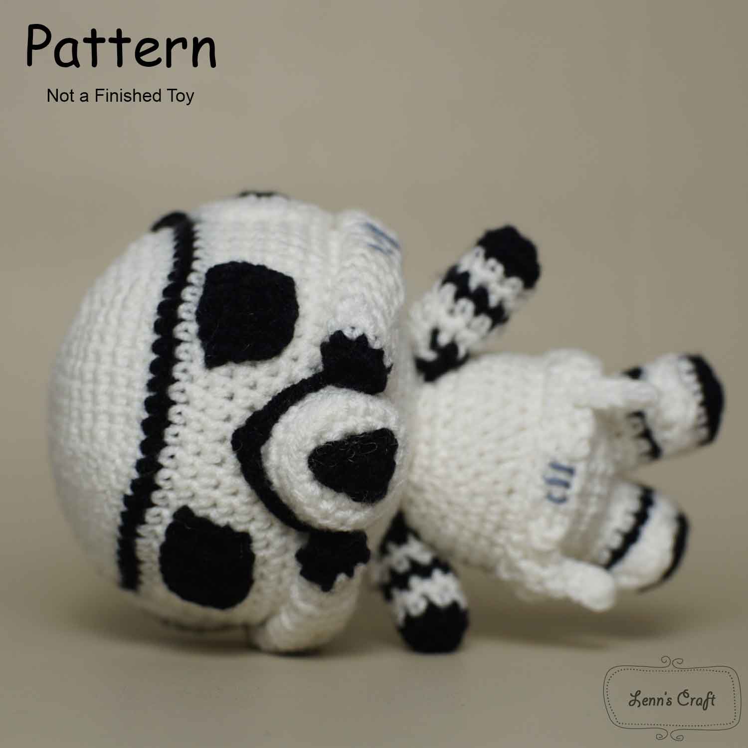 stormtrooper pdf pattern | crochethea Images High... Amigurumi crochet pattern Star Wars Stormtrooper | Inspire Uplift