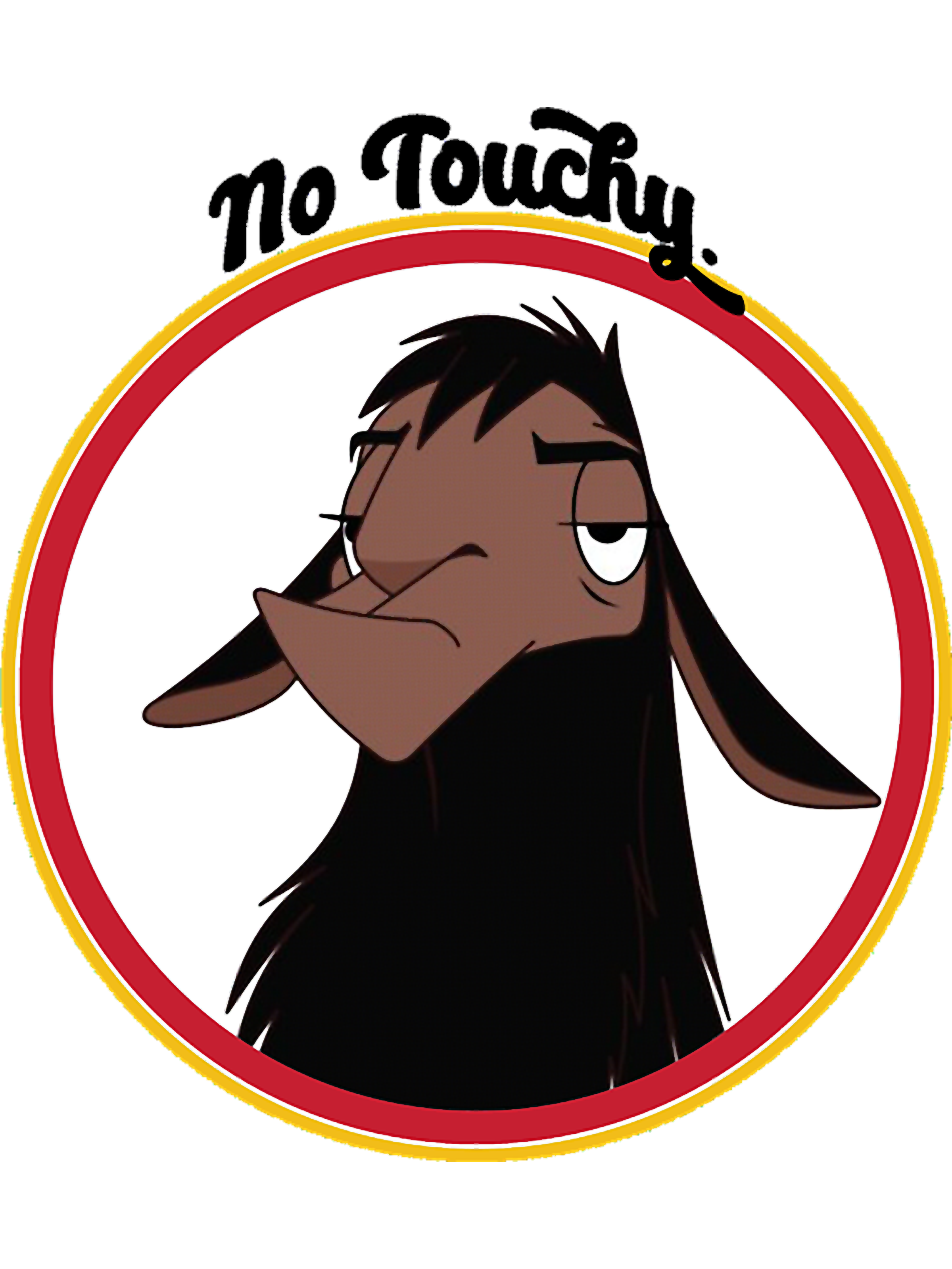 Kuzco NO TOUCHY sad llama emperors new groove emperor david | Inspire ...