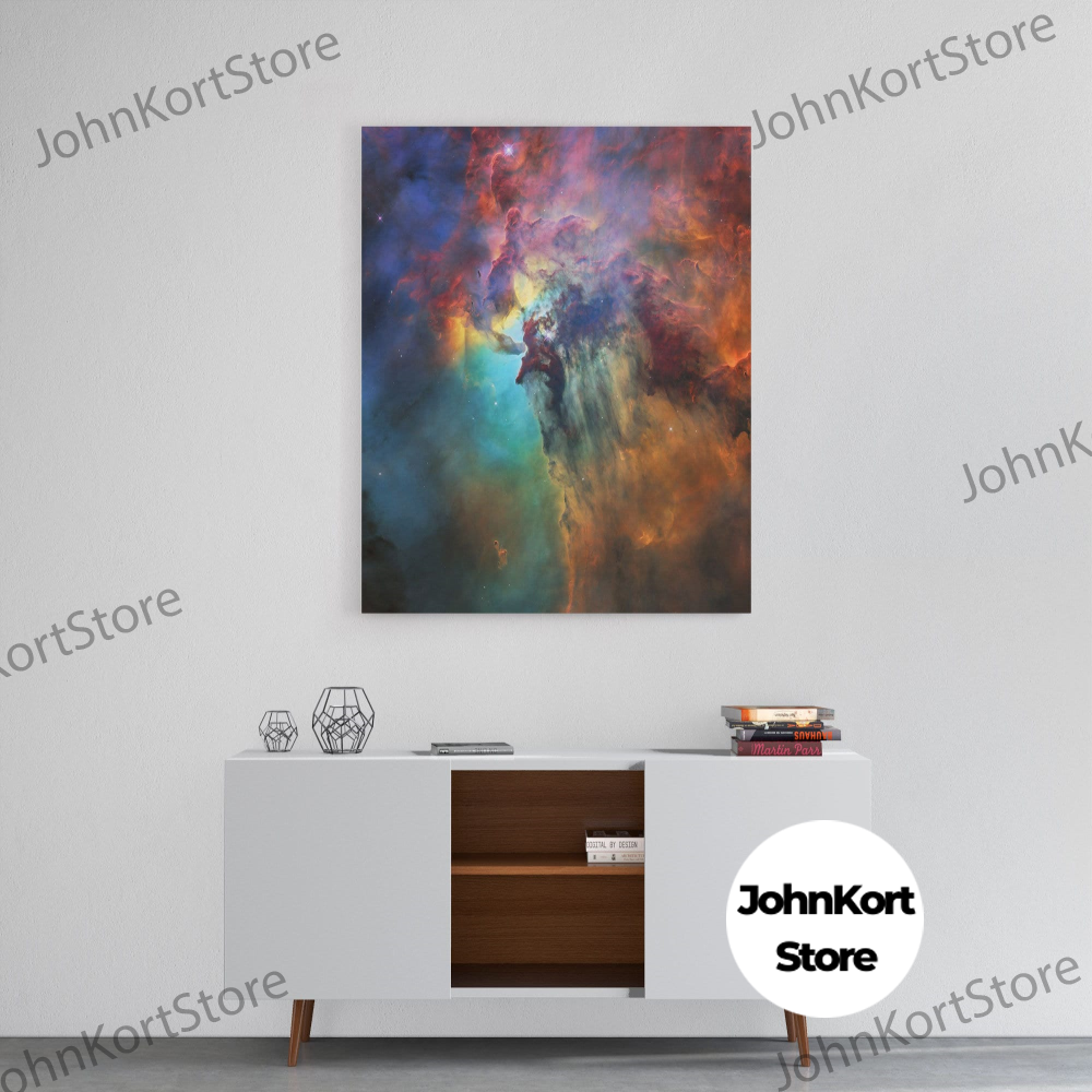 Lagoon Nebula Canvas Print,Hubble Space Telescope, Nasa, Spa | Inspire ...
