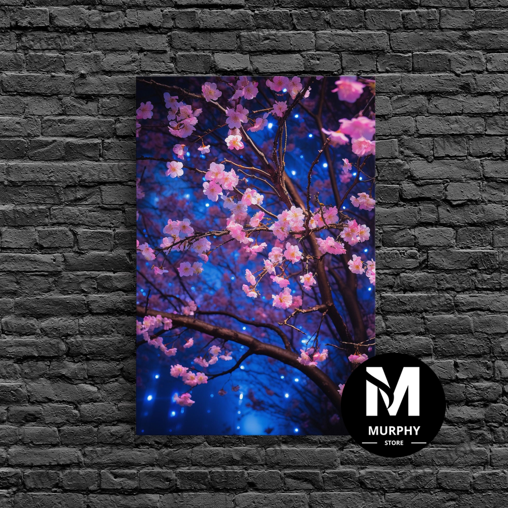 Decorative Wall Art, Cherry Blossom Art, Pink Flowers, Japan - Inspire ...