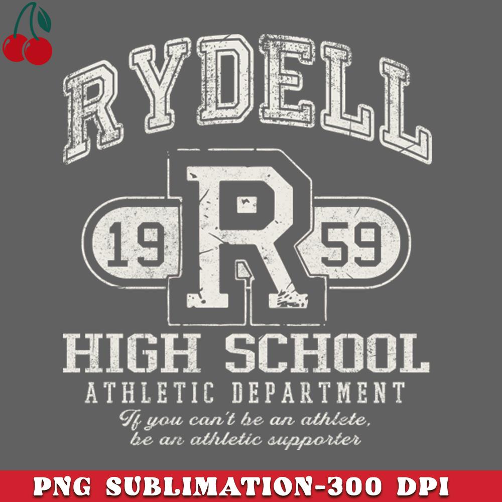 Rydell High School Class of Worn PNG Download | Inspire Uplift