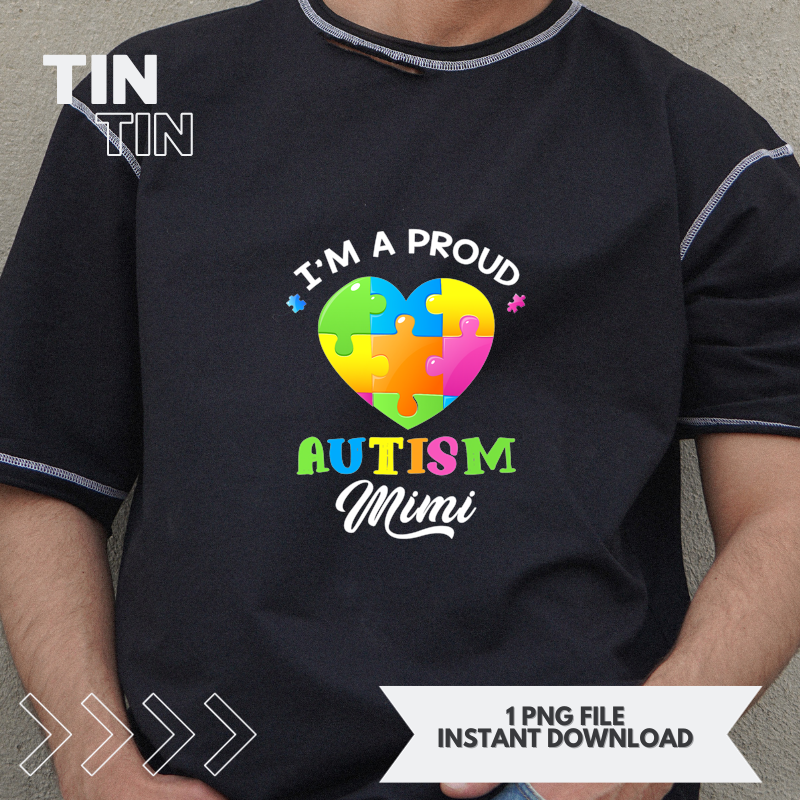 T-shirt Homme Coton Gildan "Boy Calls Me Mimi" - Sensibilisation à L'autisme, Coupe Loose, Couleur Unie