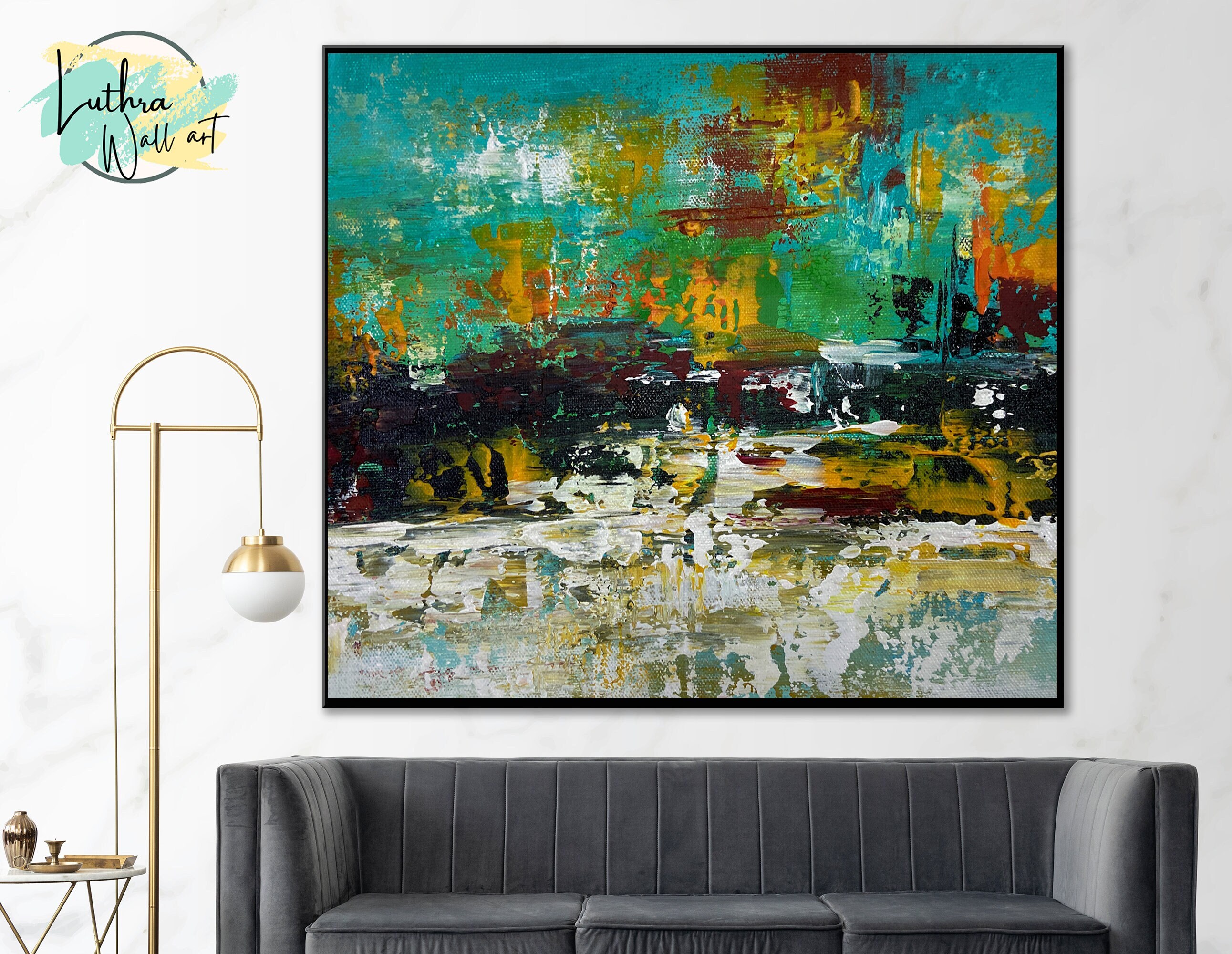 Extra Large Wall Art Living Room Wall Decor Abstract Canvas Inspire