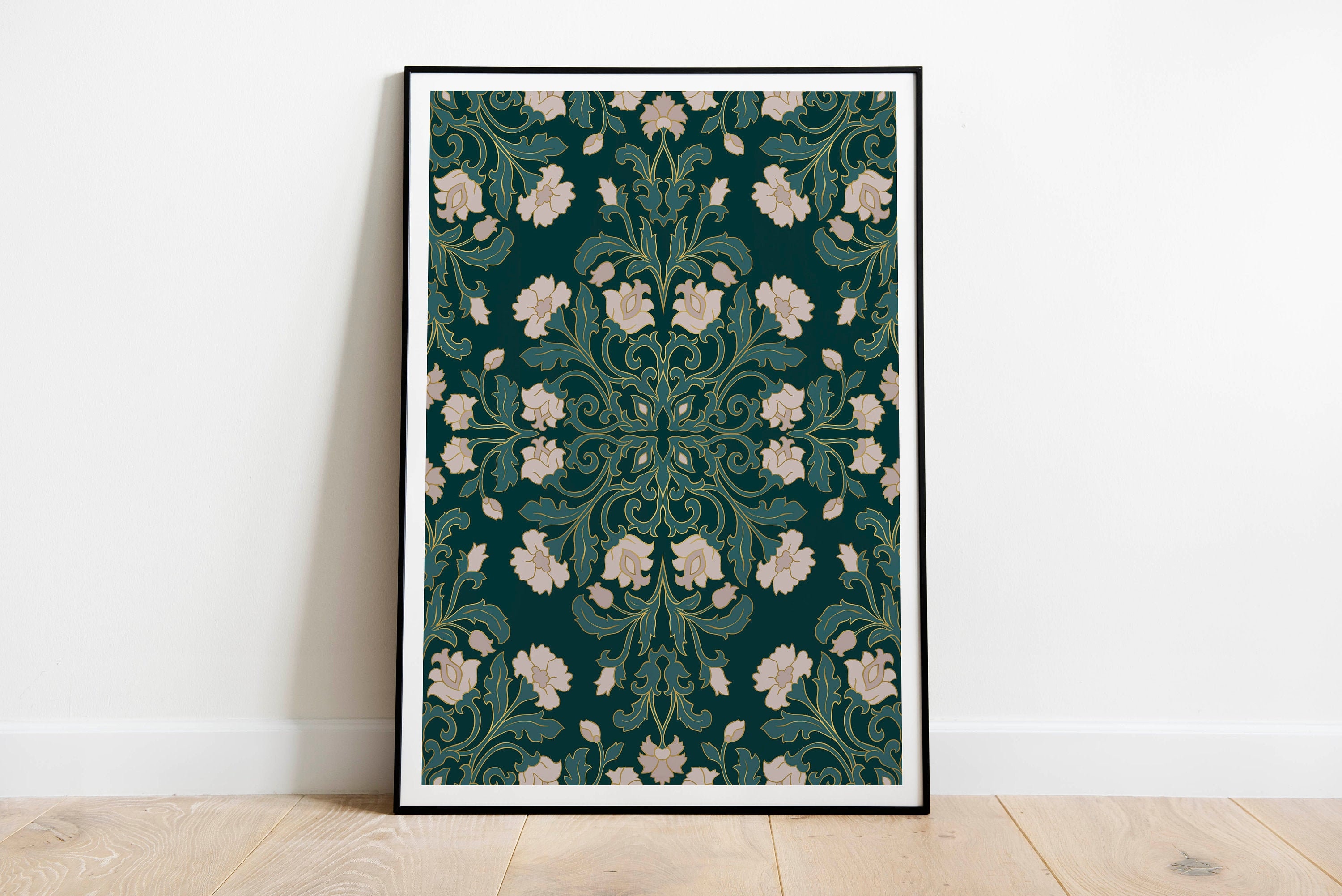 Tree of Life Wall Art, William Morris Wallpaper Poster, Livi | Inspire ...