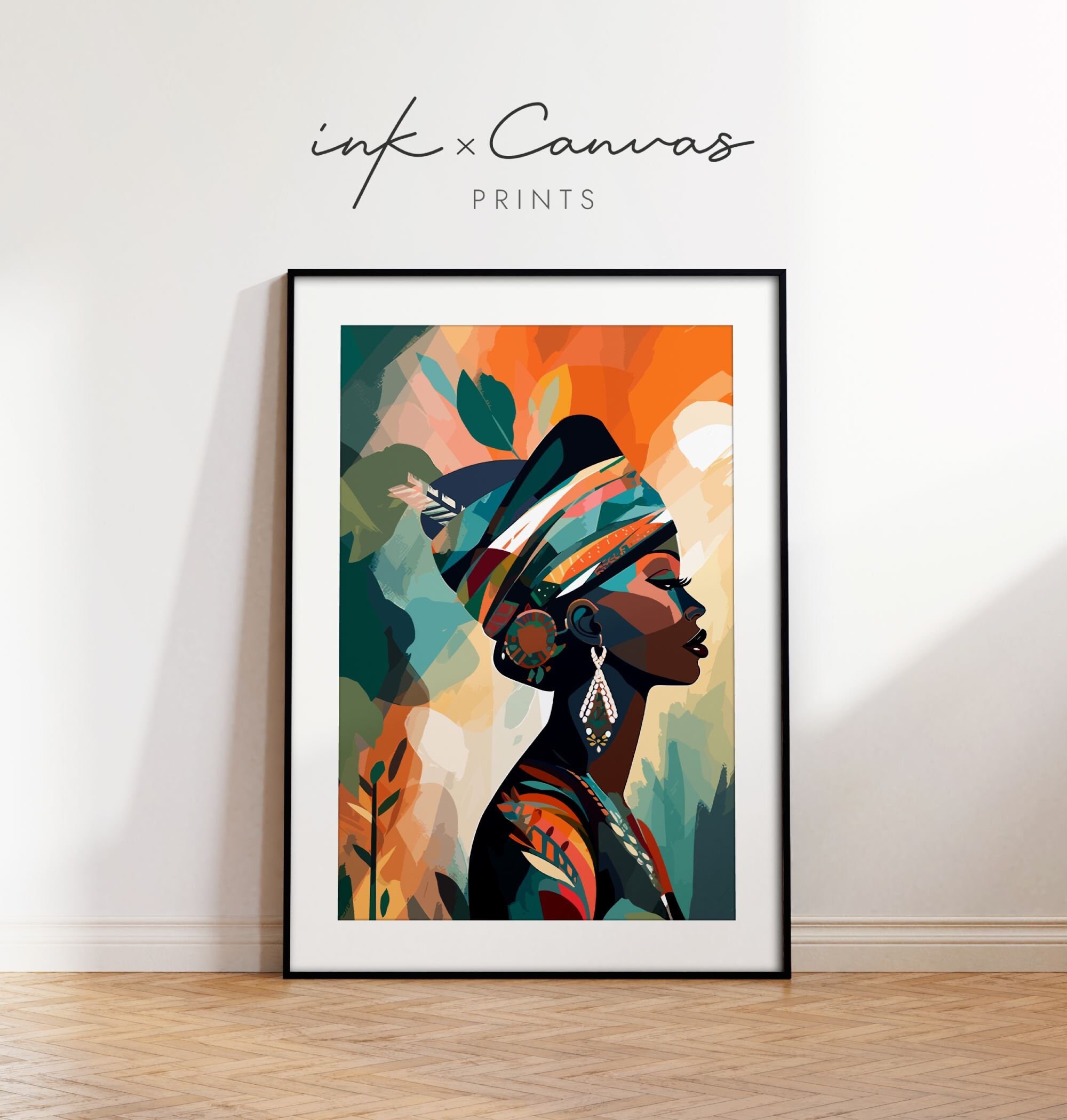 African American Art Black Woman Art Print Afro Women Prints | Inspire ...