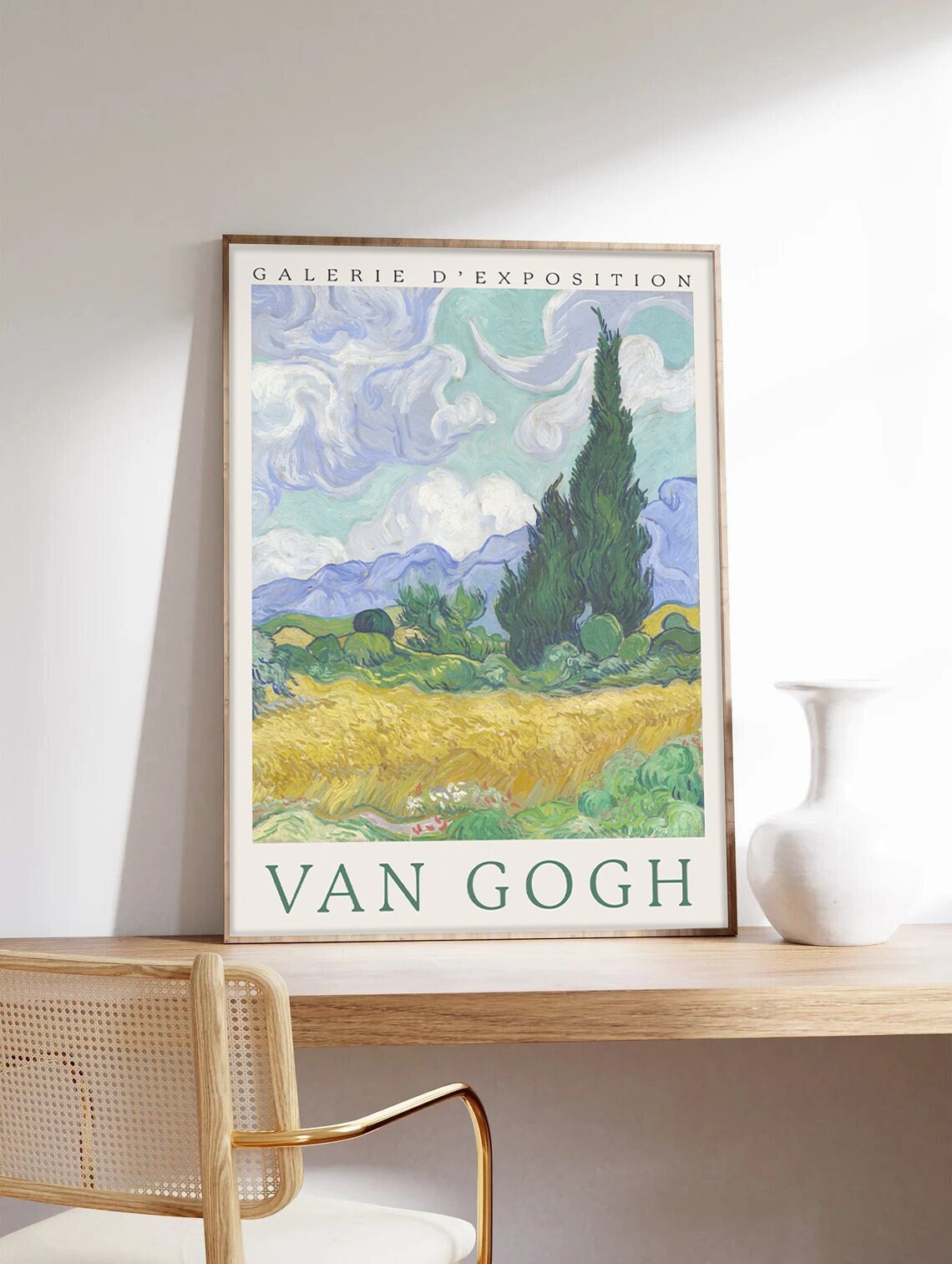 Van gogh poster, Nature poster, Vincent Van gogh, fields wit - Inspire ...
