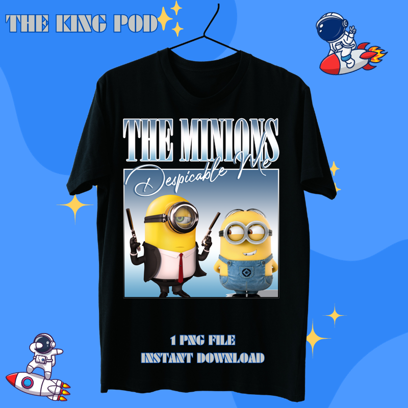 Maglietta Uomo Despicable Me - Minions Celebration Line - Ufficiale Cattivissimo Me
