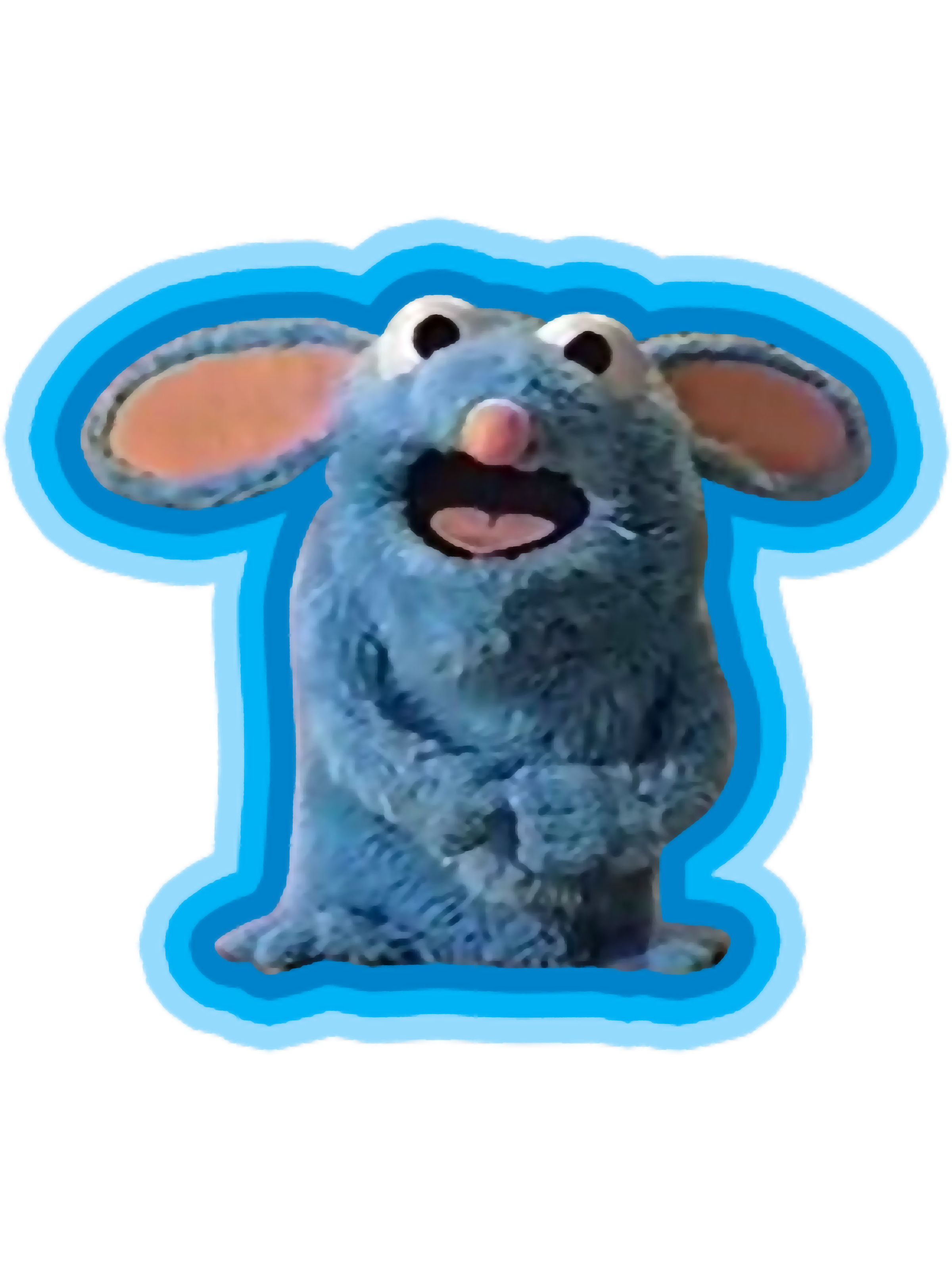 Tutter the Big Blue House Mouse | Inspire Uplift