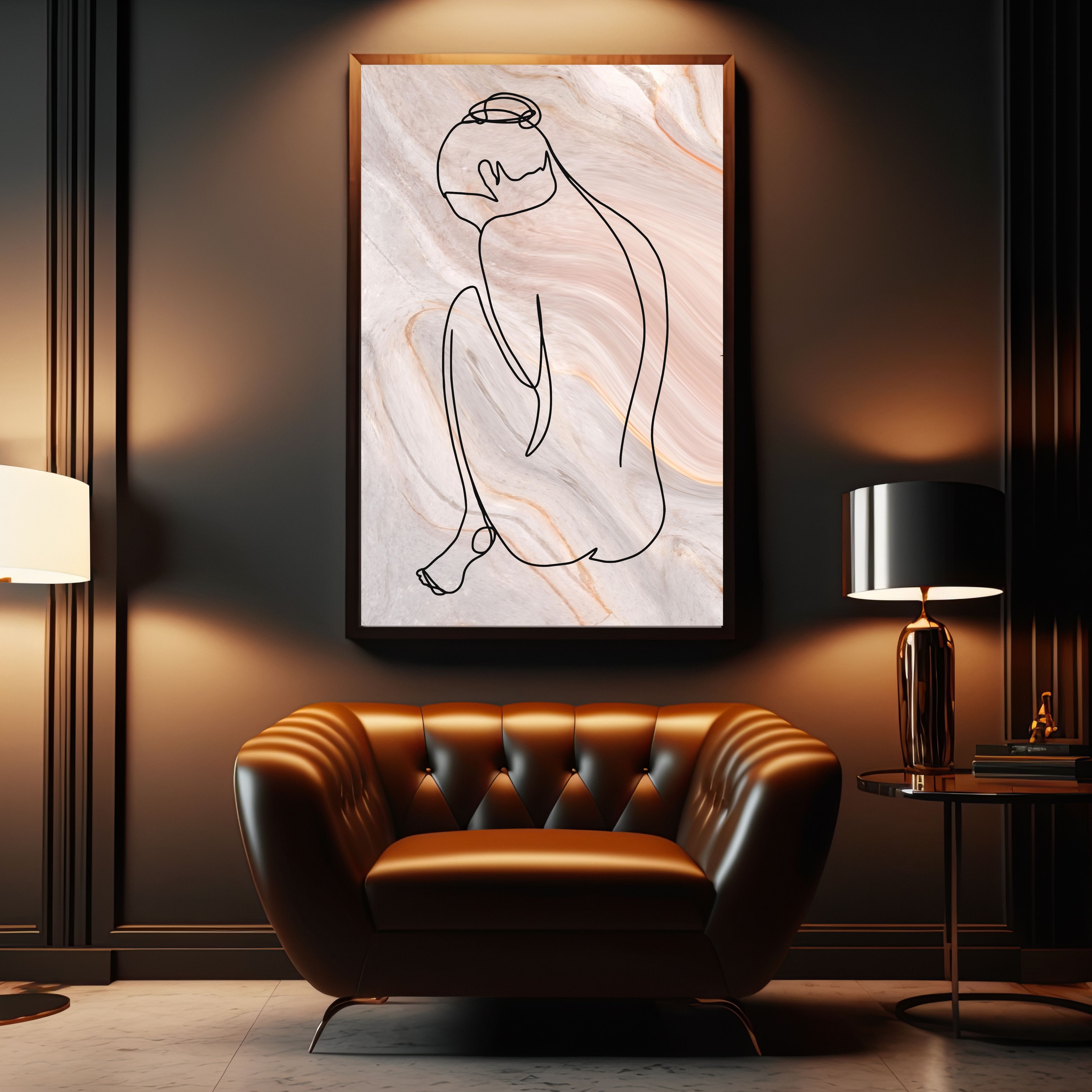 A closer look at Intosh Glass Texture Wall Art