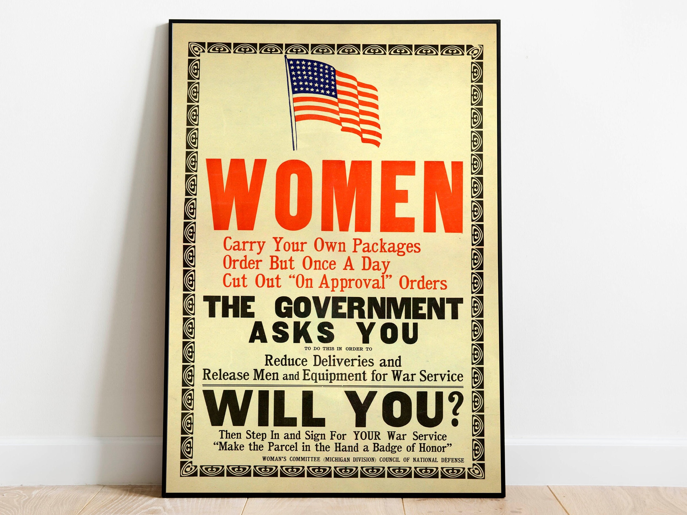 Women in WWi WWi Poster WWi World War 1 Print Propaganda Pos | Inspire ...