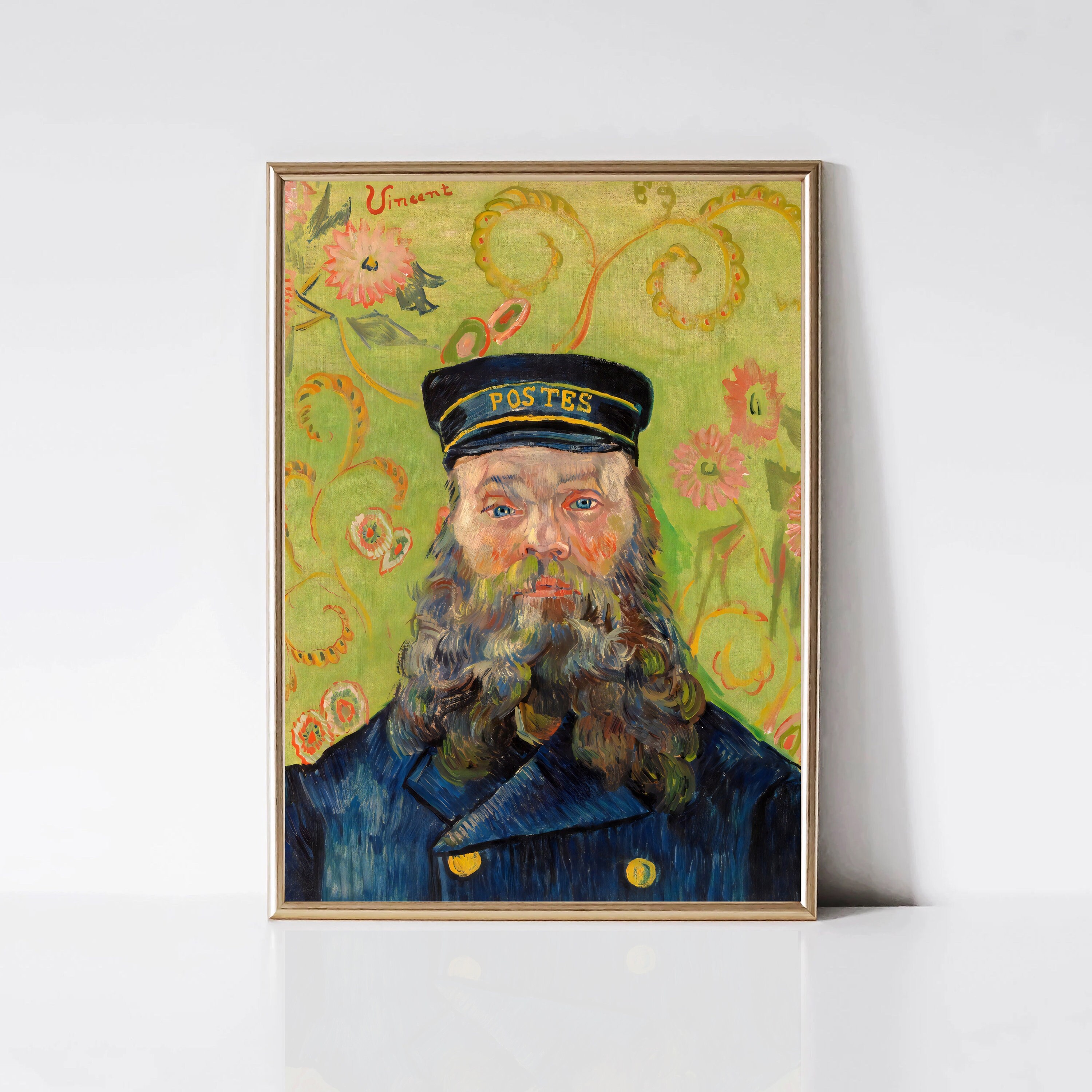 Vincent van Gogh Postman Joseph Roulin Impressionist Painti - Inspire ...