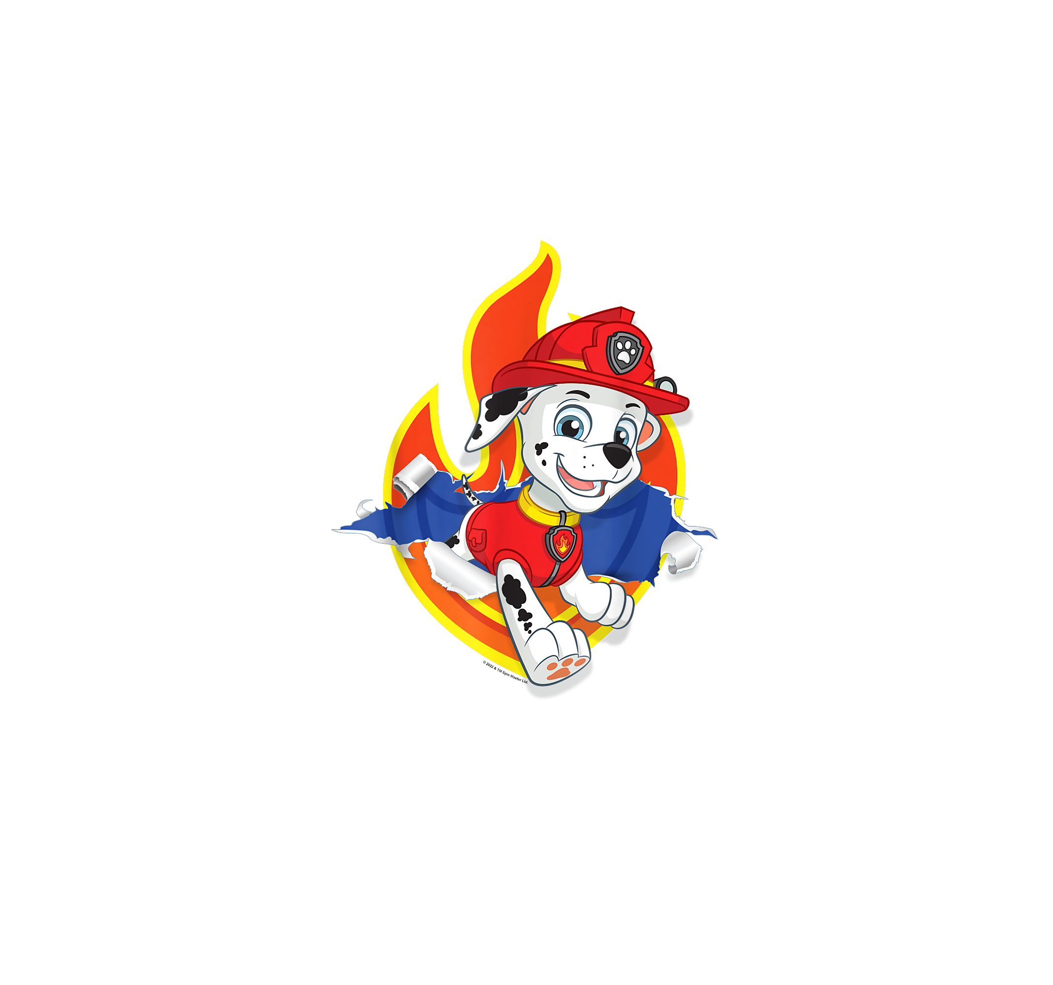 Paw Patrol Marshall Torn Badge | Inspire Uplift