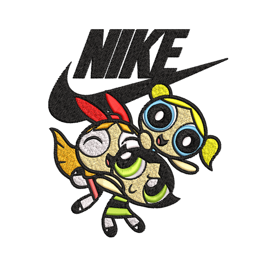 Powerpuff Girls Nike Embroidery design, Powerpuff Girls Embr | Inspire ...