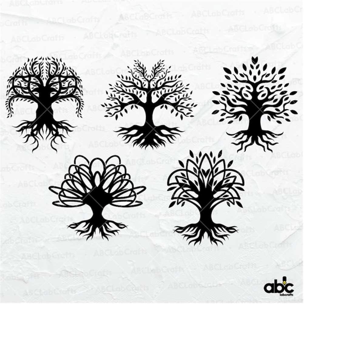 Tree of Life Svg Bundle | Tree of Life Clipart | Tree of Lif | Inspire ...