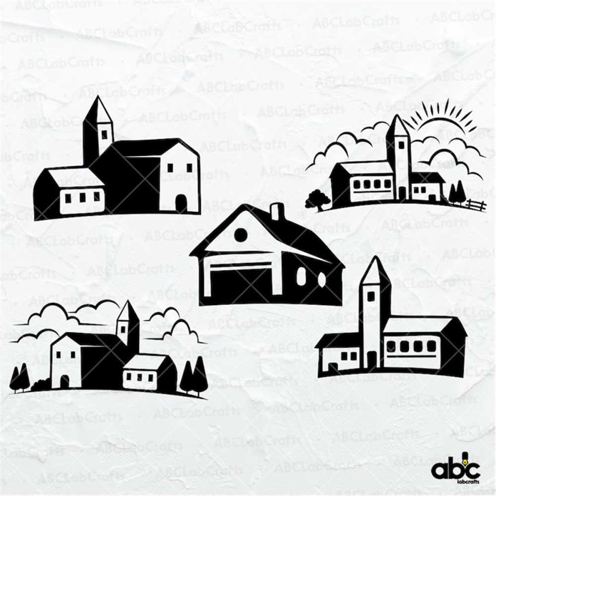 House Svg Bundle | House Clipart | Home Cut File | House Png | Inspire ...