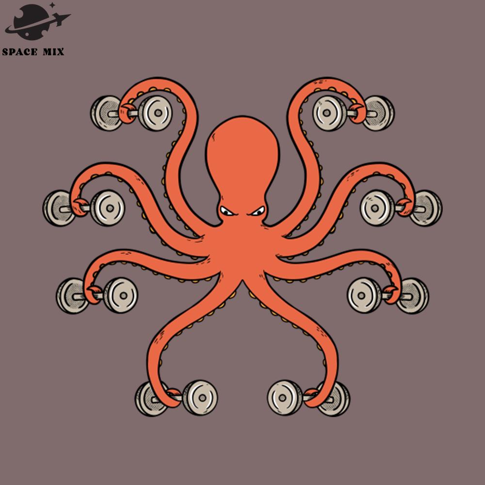 Octupus Workout Octopus workout PNG Design - Inspire Uplift