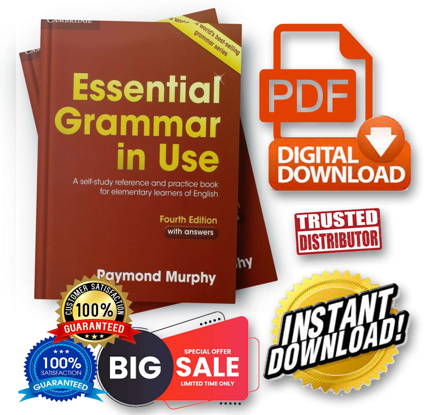 Essential Grammar in Use with Answers by Raymond Murphy | Inspire Uplift