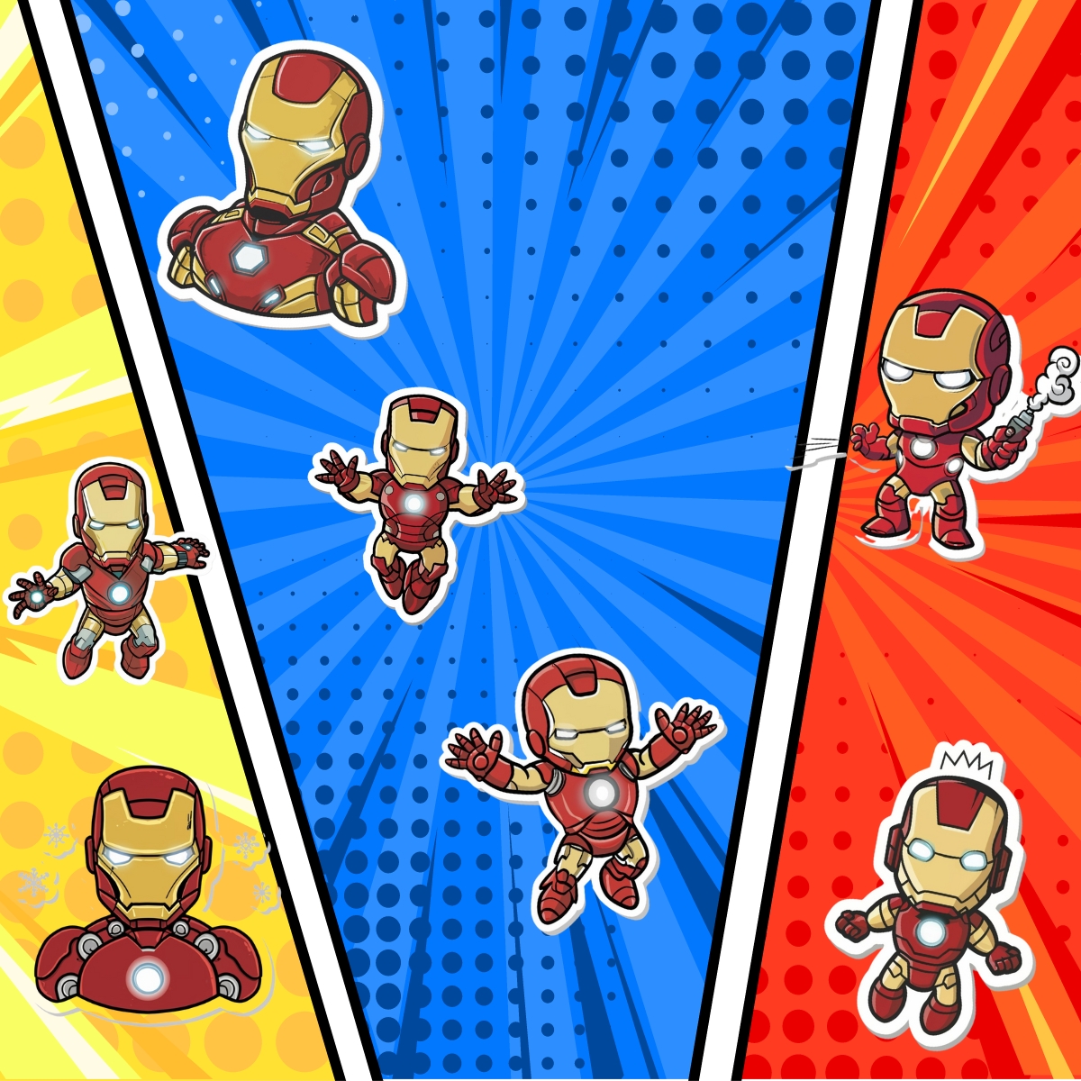 50 IronMan sticker |IronMan |IronMan bundle svg , IronMan Pr - Inspire ...
