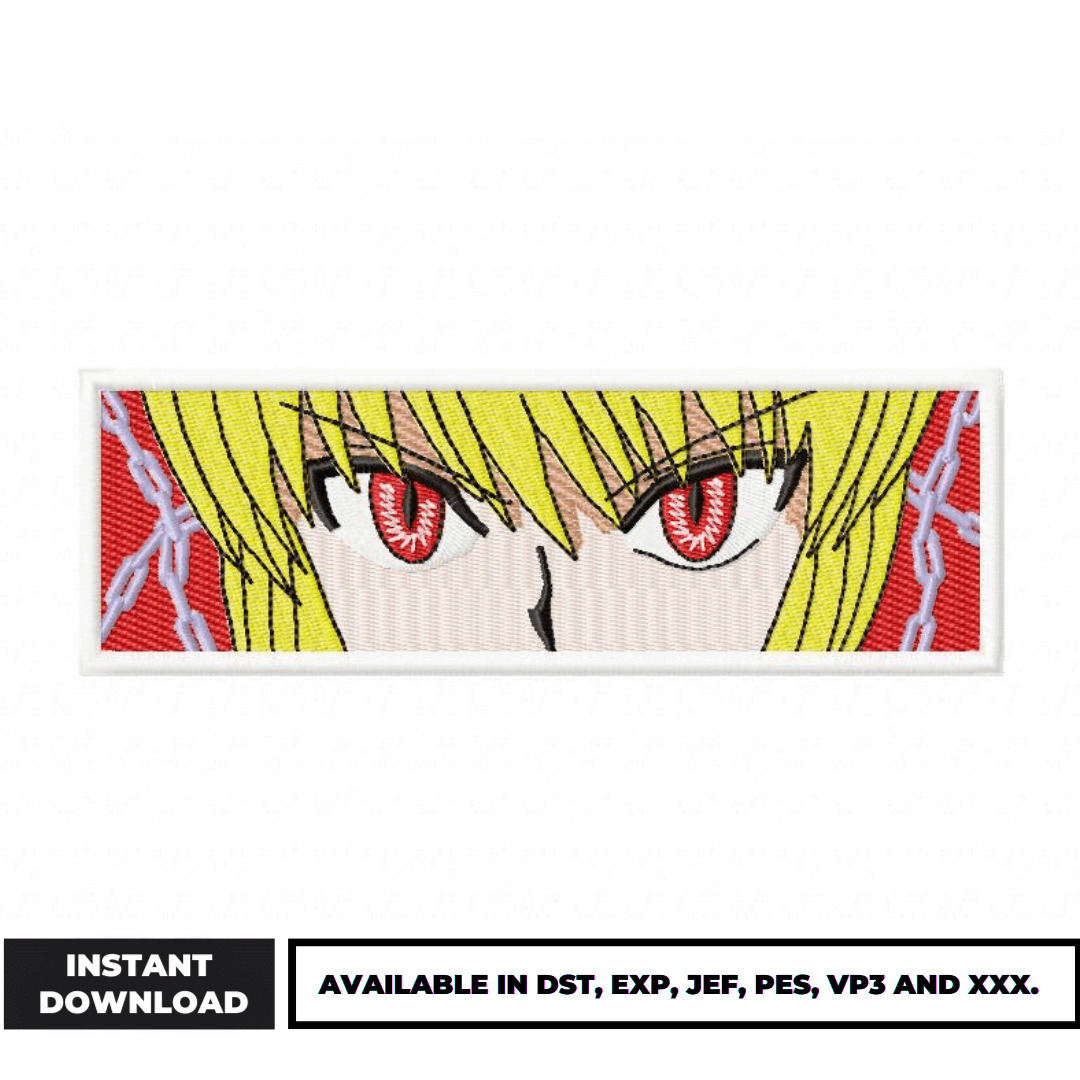 Kurapika Eyes Embroidery Design Hunter X Hunter Embroidery Inspire kurapika-eyes-embroidery-design-hunter-x-hunter-embroidery-inspire