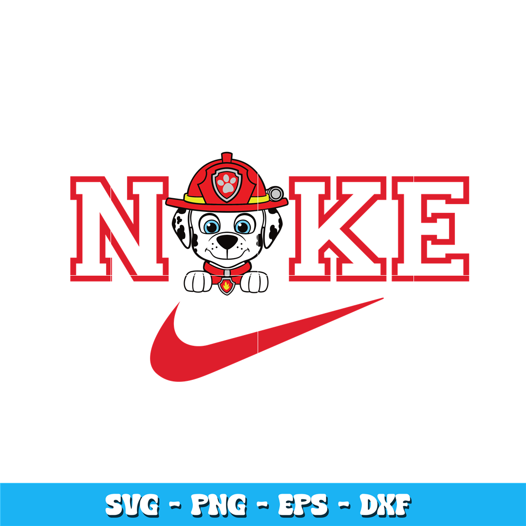 ●SWOOSH PATROL COMPILATION レア Swoosh Paw Patrol nike svg, Paw Patrol svg, Logo Brand svg
