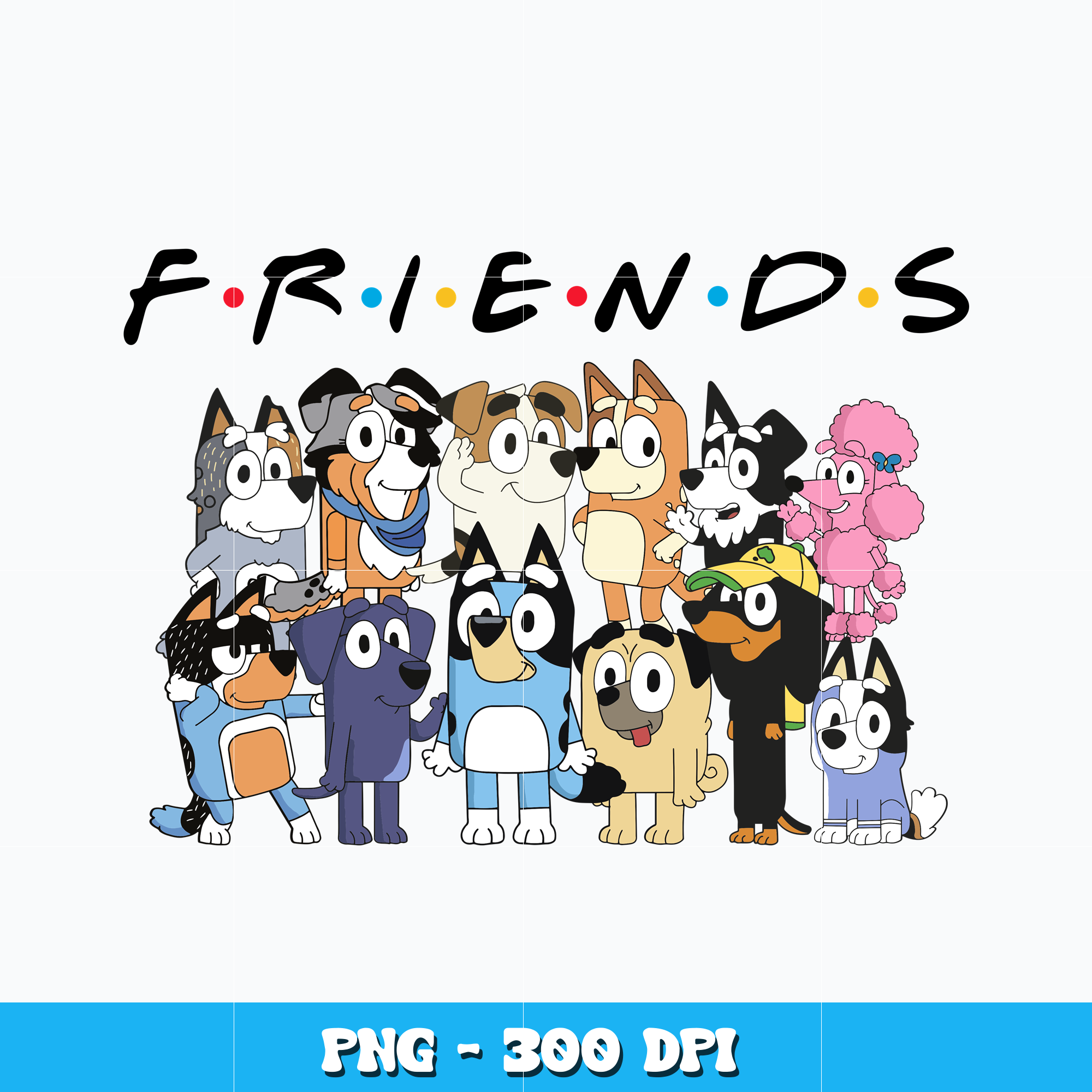 Bluey and friends Png, Bluey character Png, Cartoon Png, Log | Inspire ...