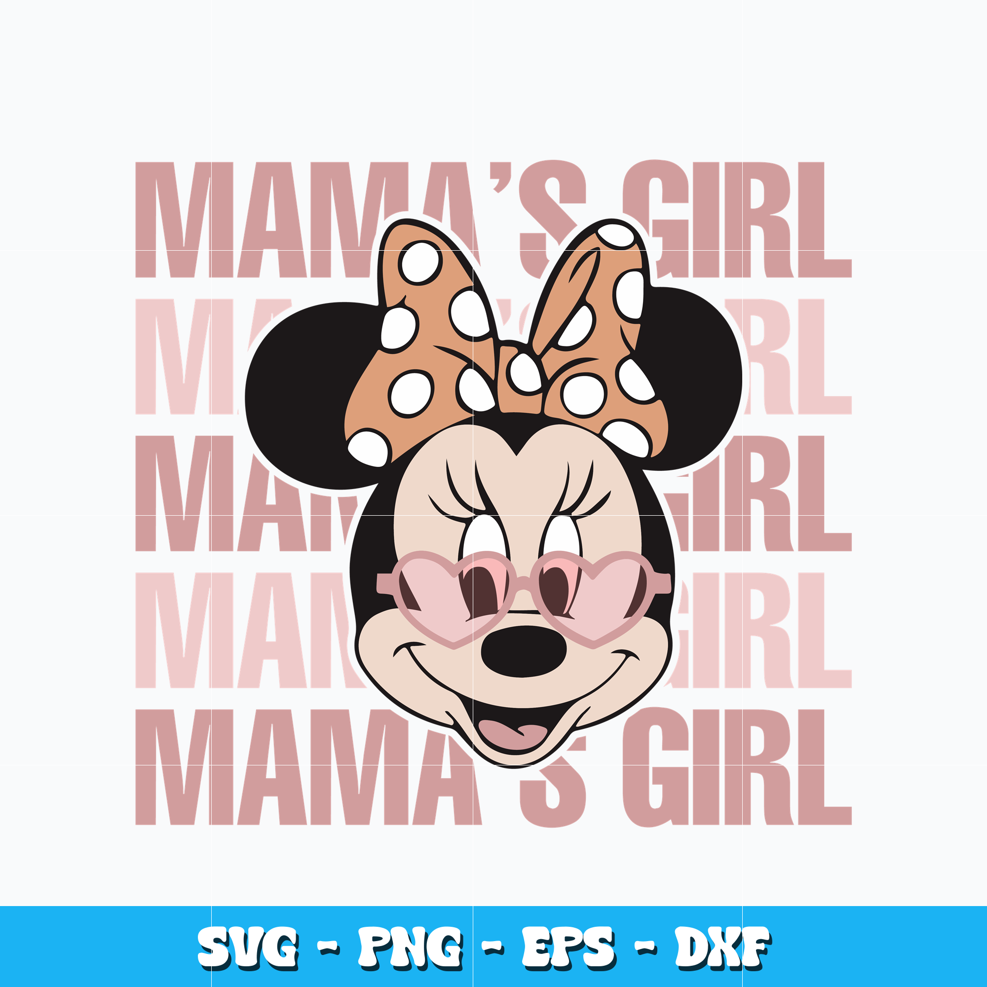 Quotes svg, Mama's girl svg, Disney Minnie head Svg, cartoon | Inspire ...