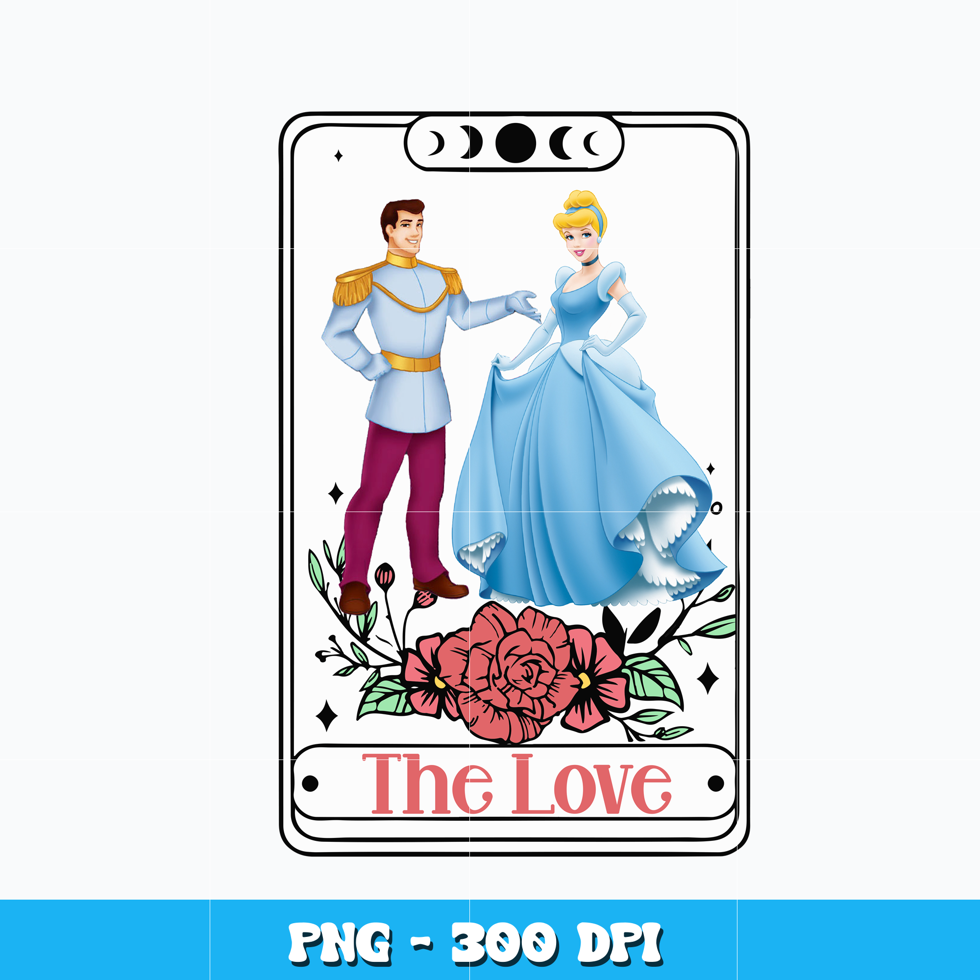 Cinderella and Prince Charming the love Png, Disney png, log - Inspire ...