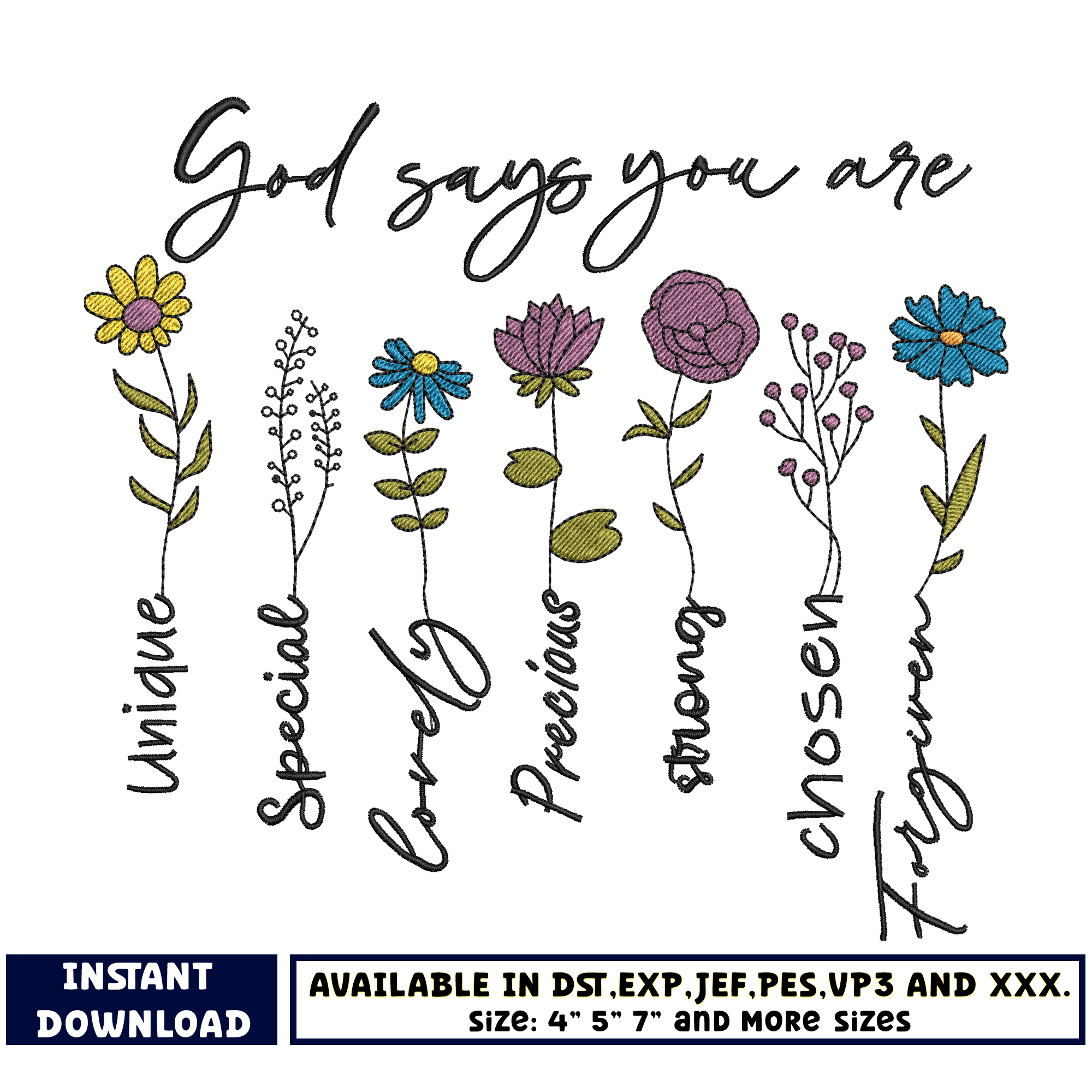 god says you are svg - Inspire Uplift
