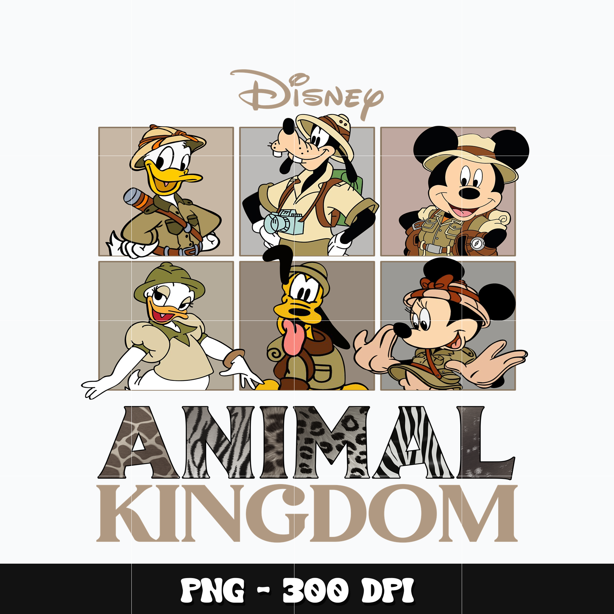 Mickey friends animal kingdom Png, Mickey Png, Disney Png, P - Inspire ...