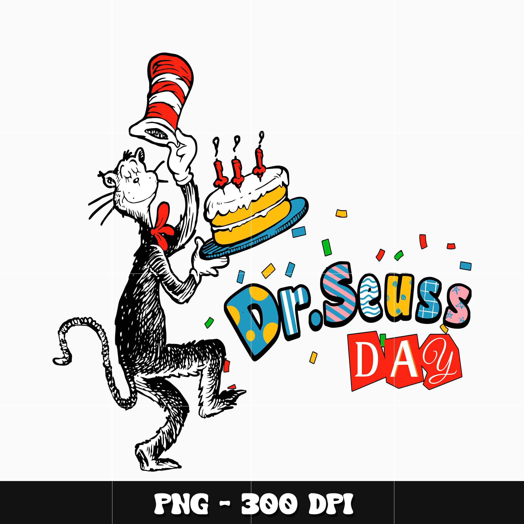 Dr seuss birthday Png, Dr seuss Png, Dr seuss cartoon Png, D | Inspire