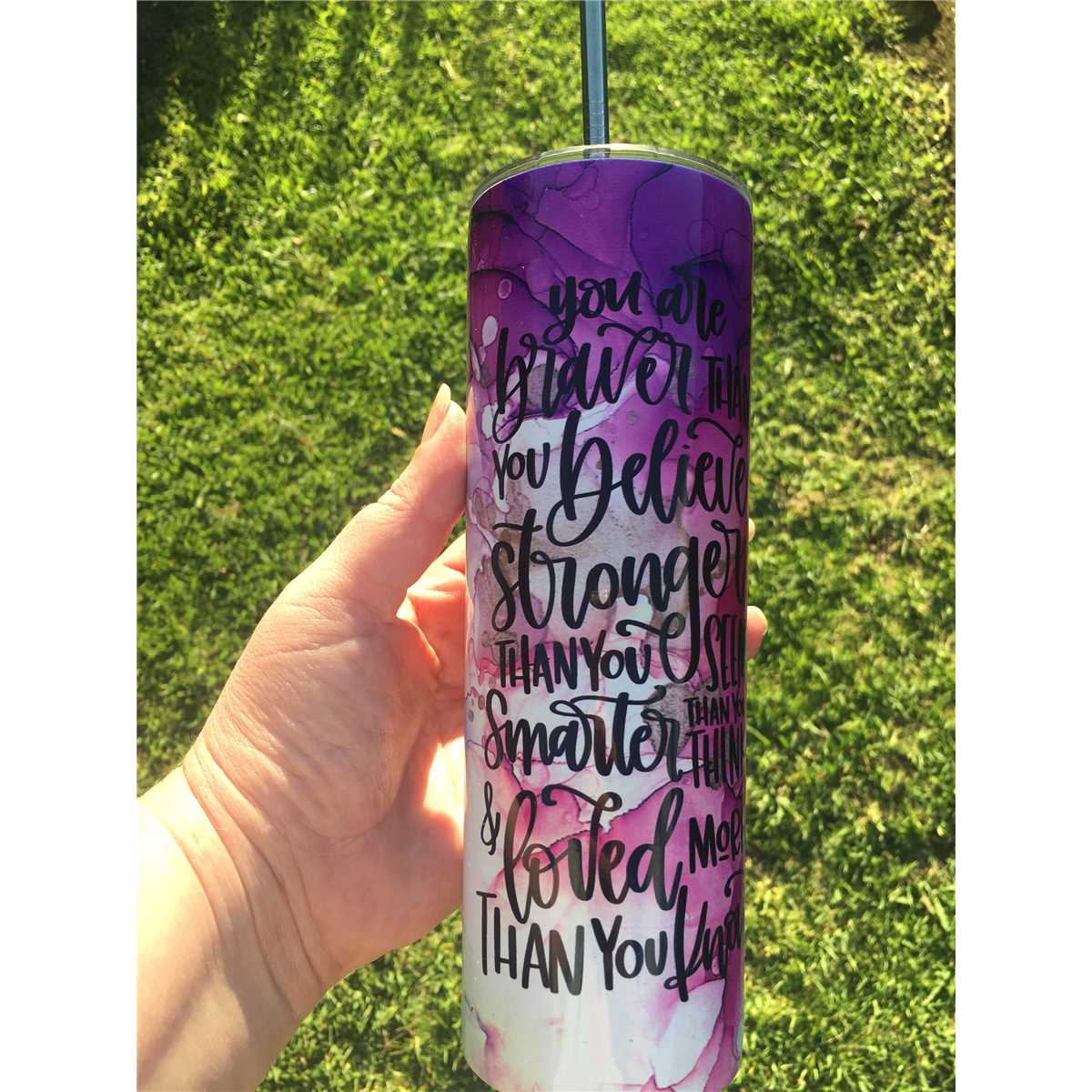 Inspirational quote tumbler | Inspire Uplift