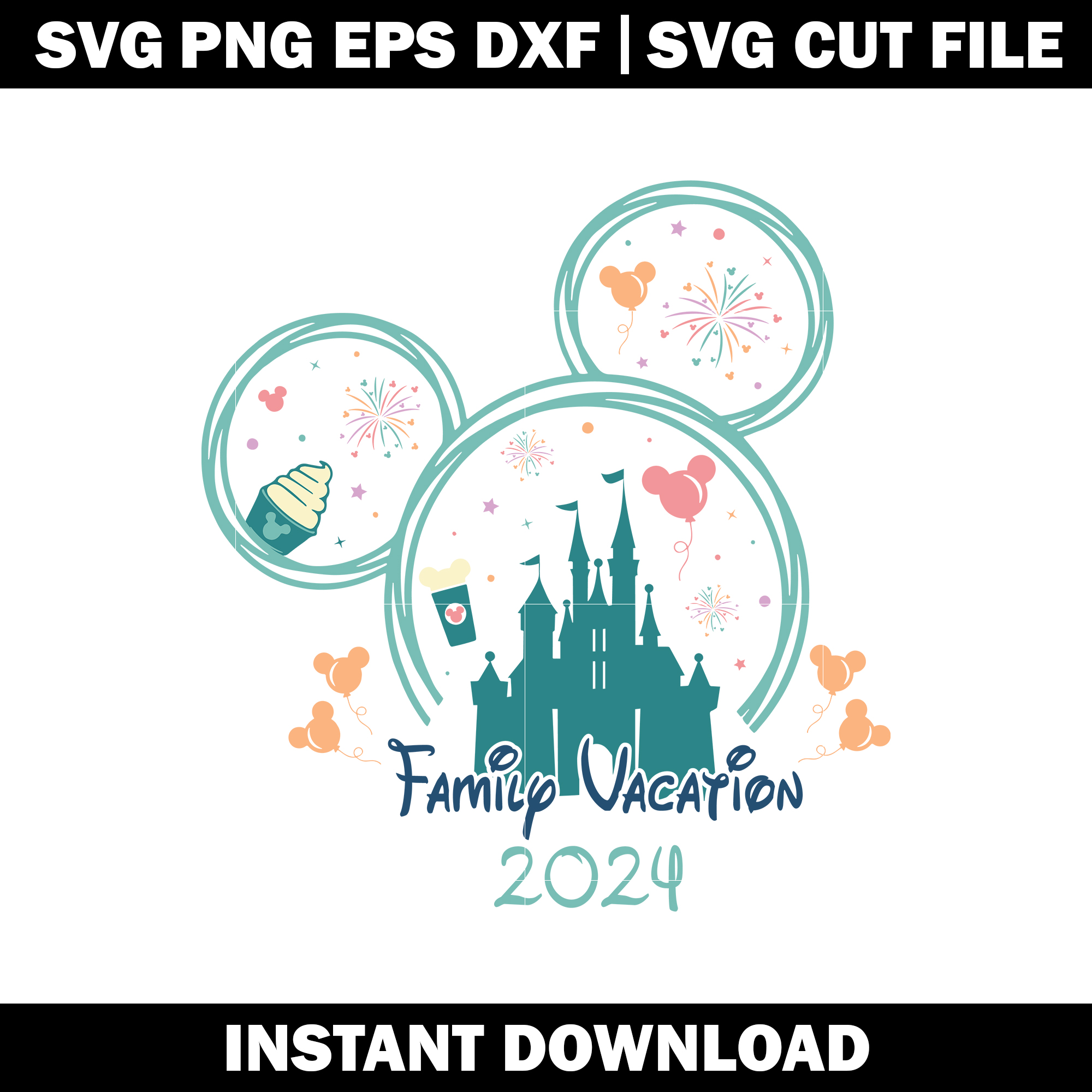 family vacation 2024 svg, Mickey mouse svg, Disney vacation | Inspire ...