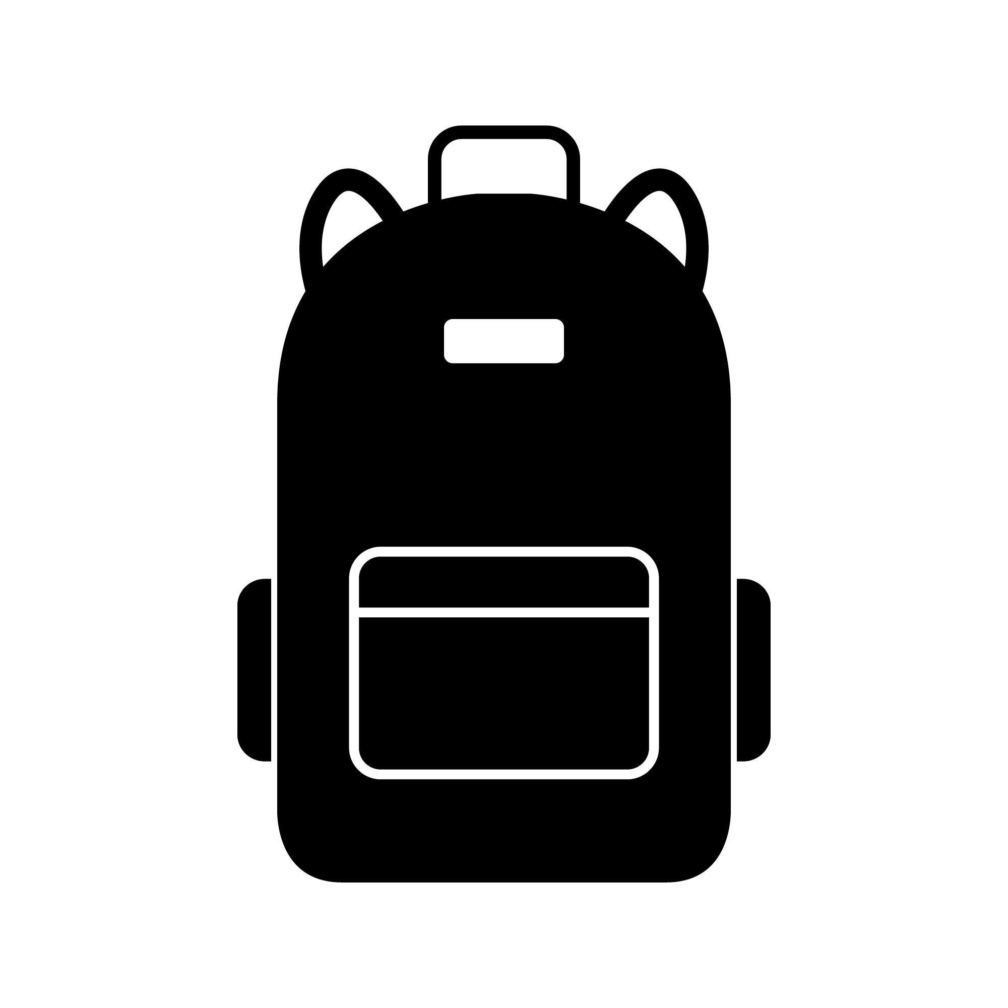 Backpack illustrated in vector and available in SVG, PDF, Ep | Inspire ...