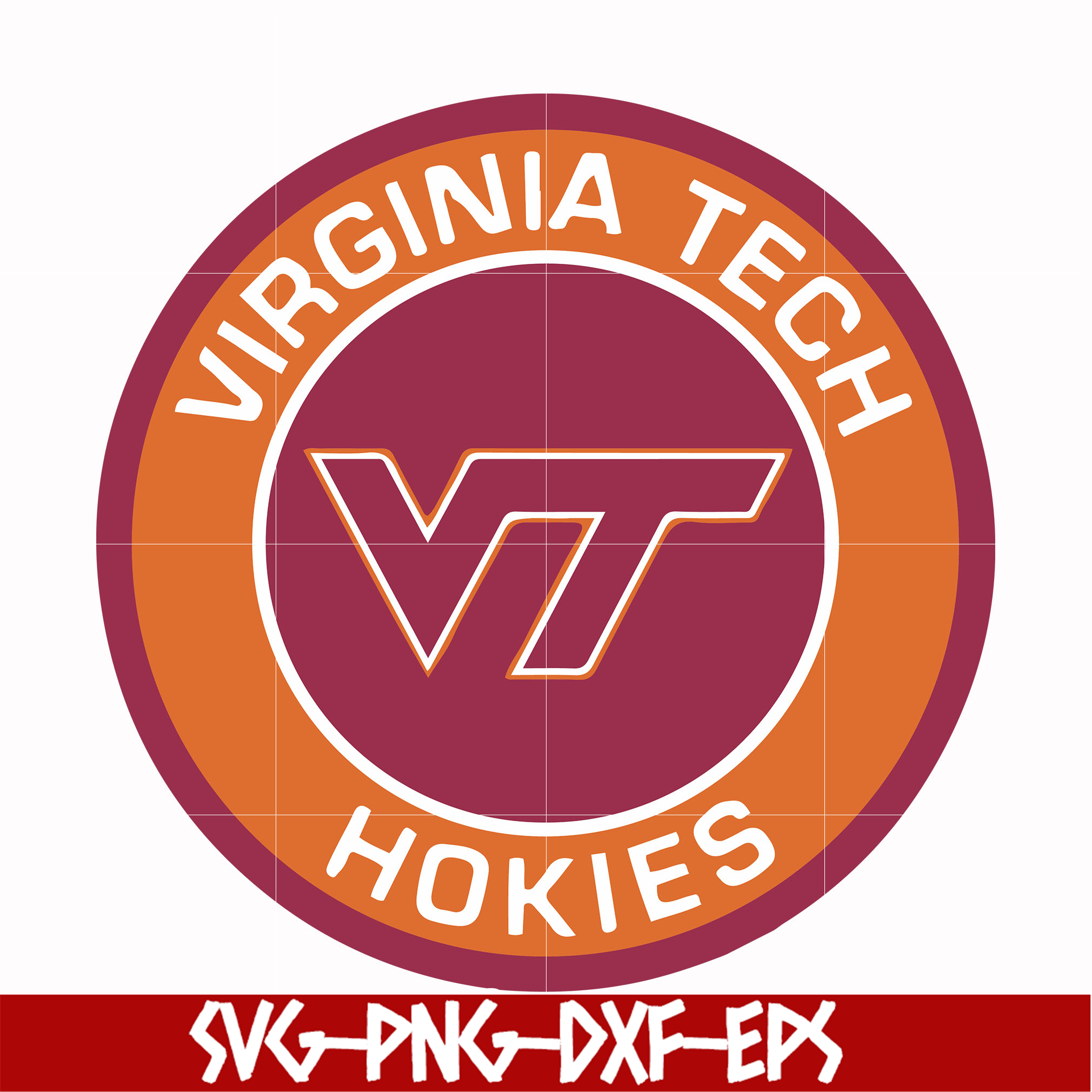Virginia Tech Hokies svg, png, dxf, eps file NCAA0000327 | Inspire Uplift